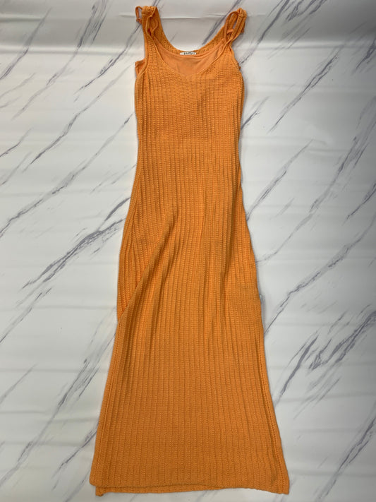 Orange Dress Casual Maxi Z Supply, Size Xs