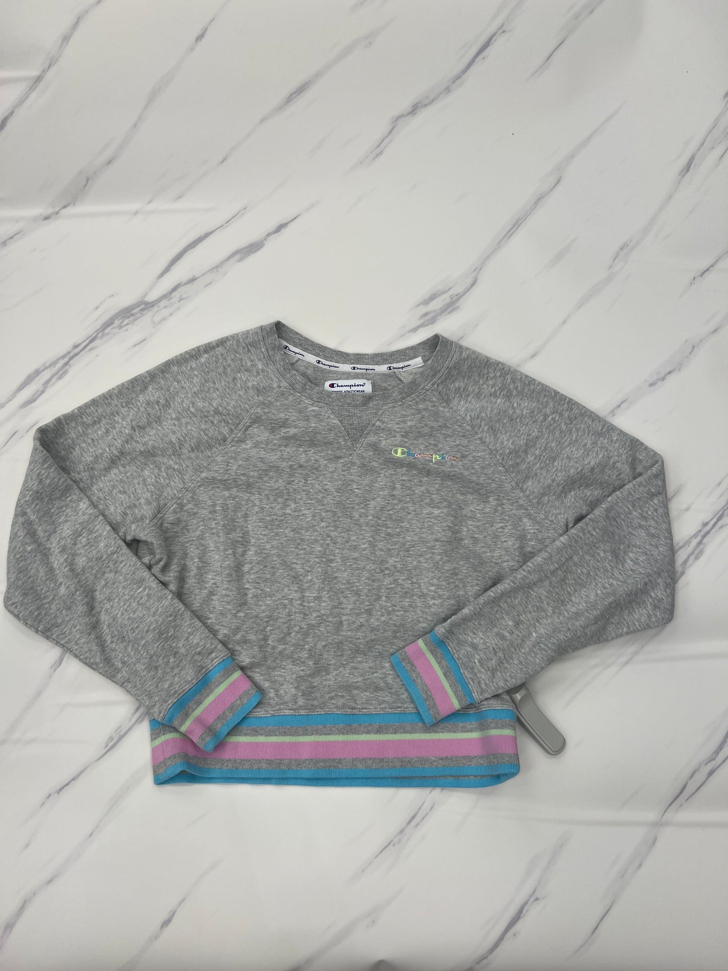 Athletic Sweatshirt Crewneck By Champion  Size: M