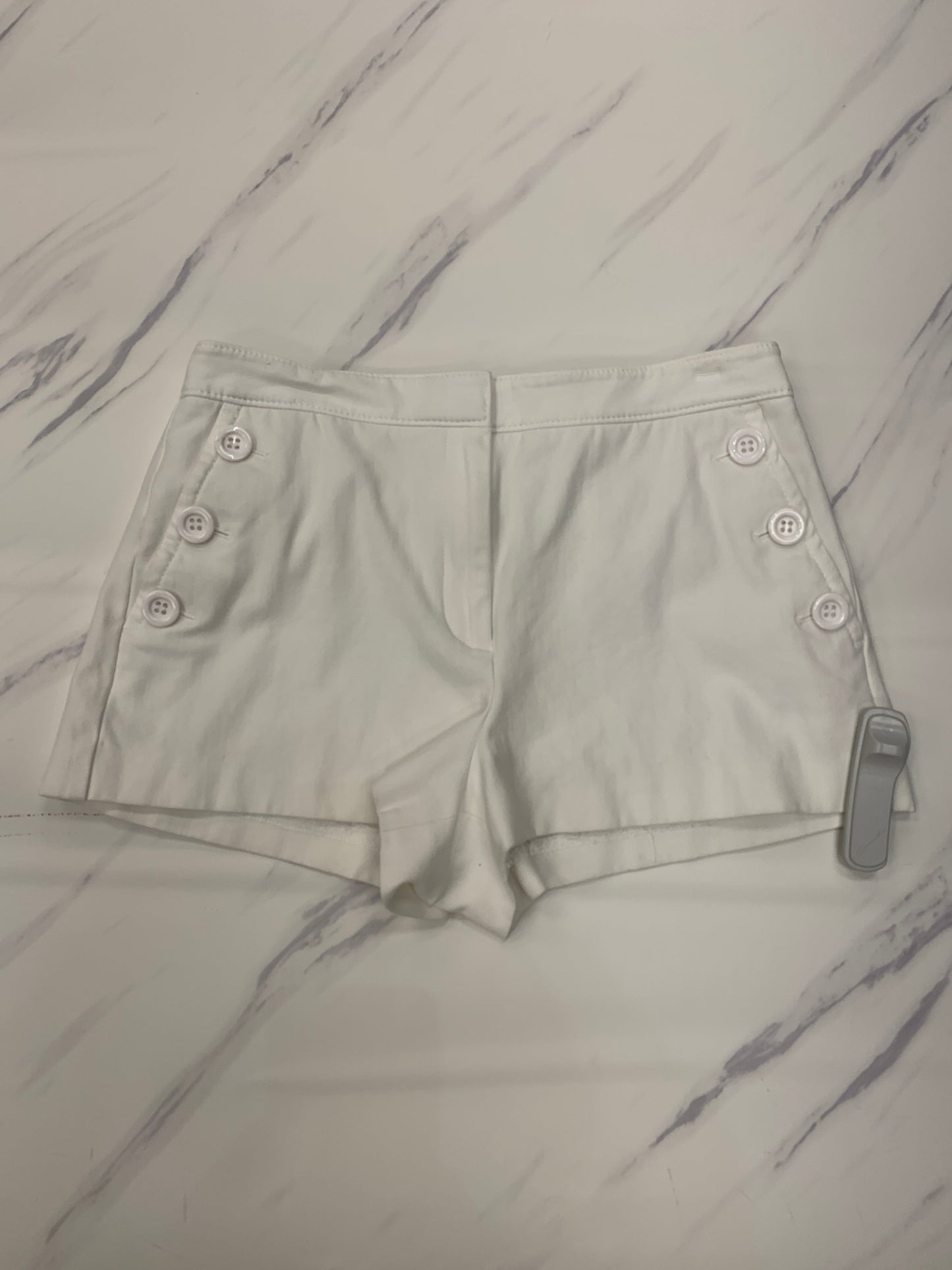 Shorts By Ann Taylor In White, Size: 8petite