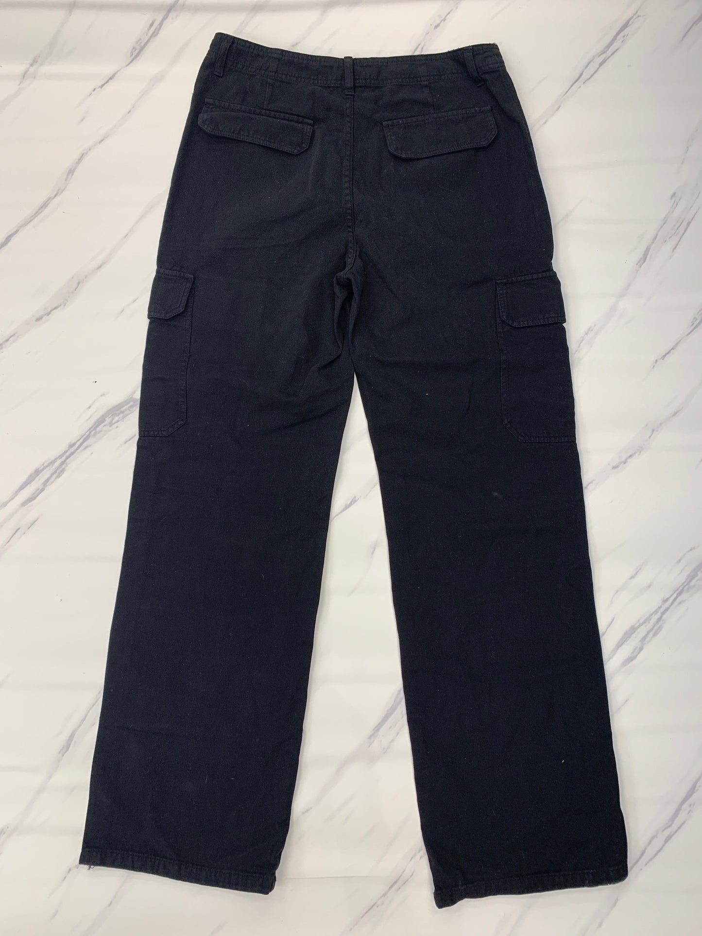 Black Pants Cargo & Utility Zara, Size 10