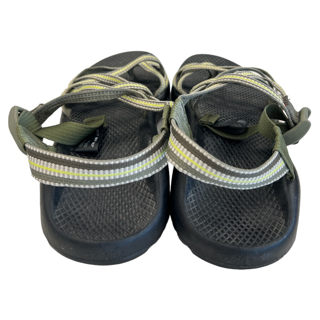 Green Sandals Flats Chacos, Size 10