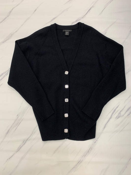 Black Sweater Cardigan Designer T Tahari, Size M