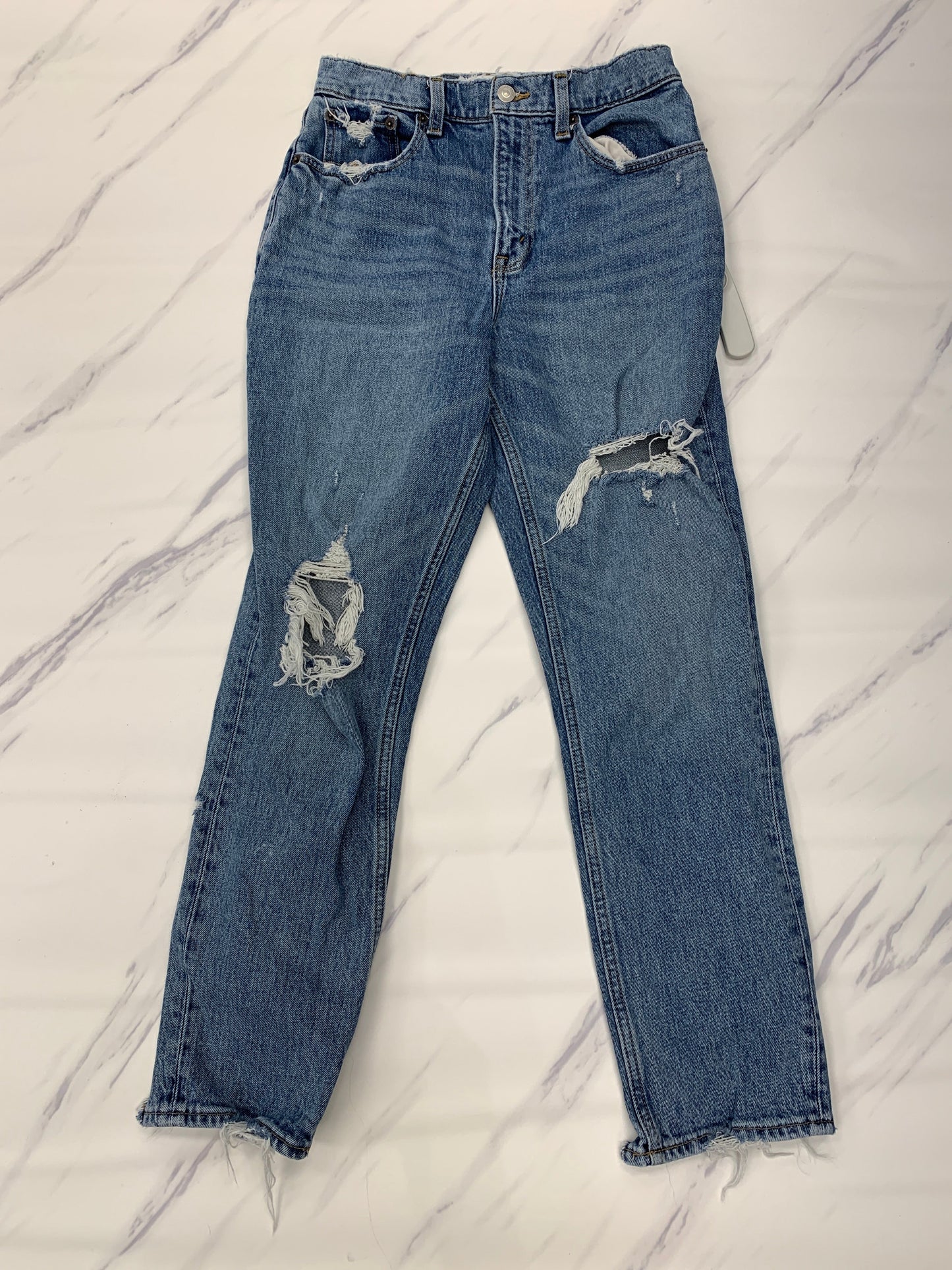 Jeans Straight Abercrombie And Fitch, Size 2