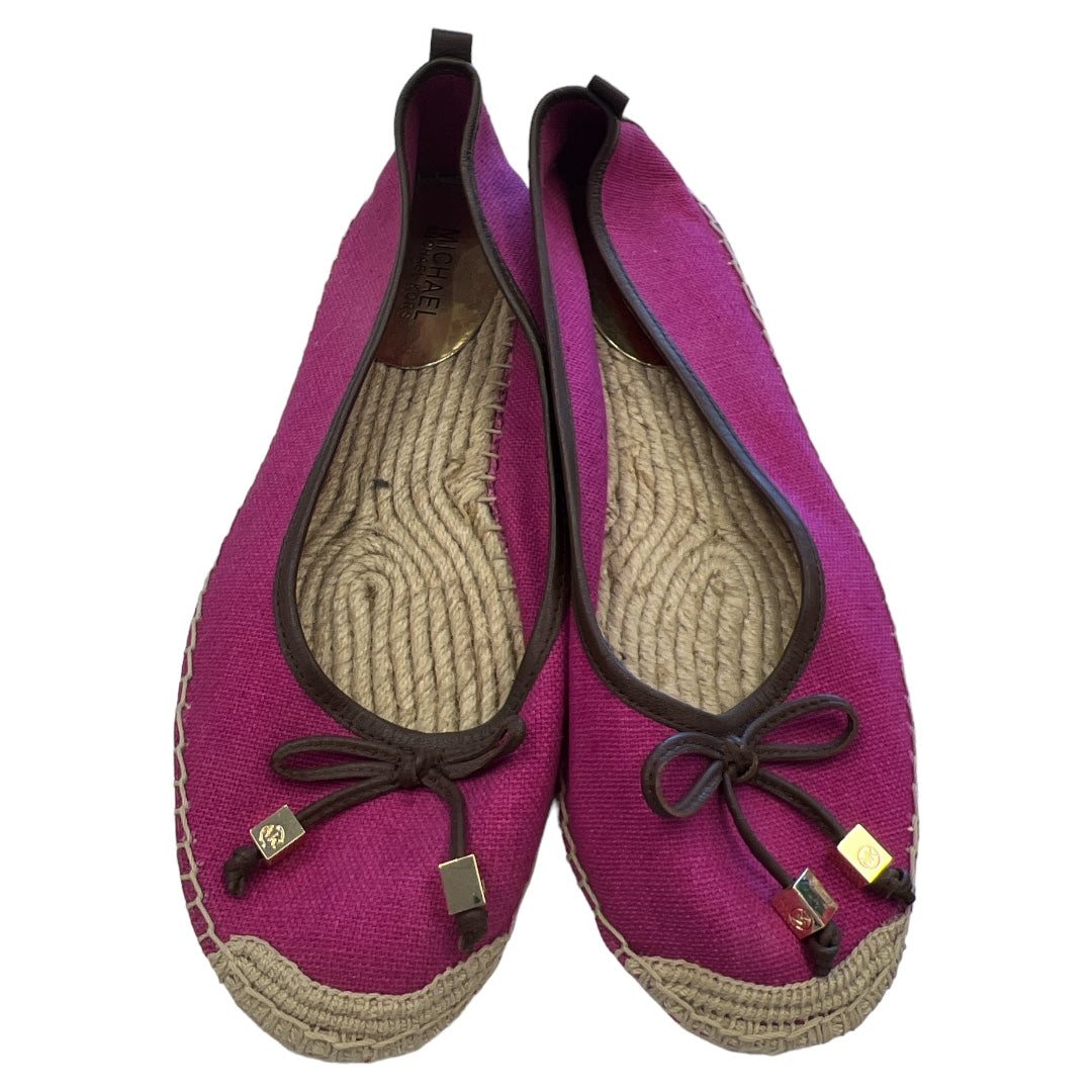 Pink Shoes Flats Michael By Michael Kors, Size 9.5