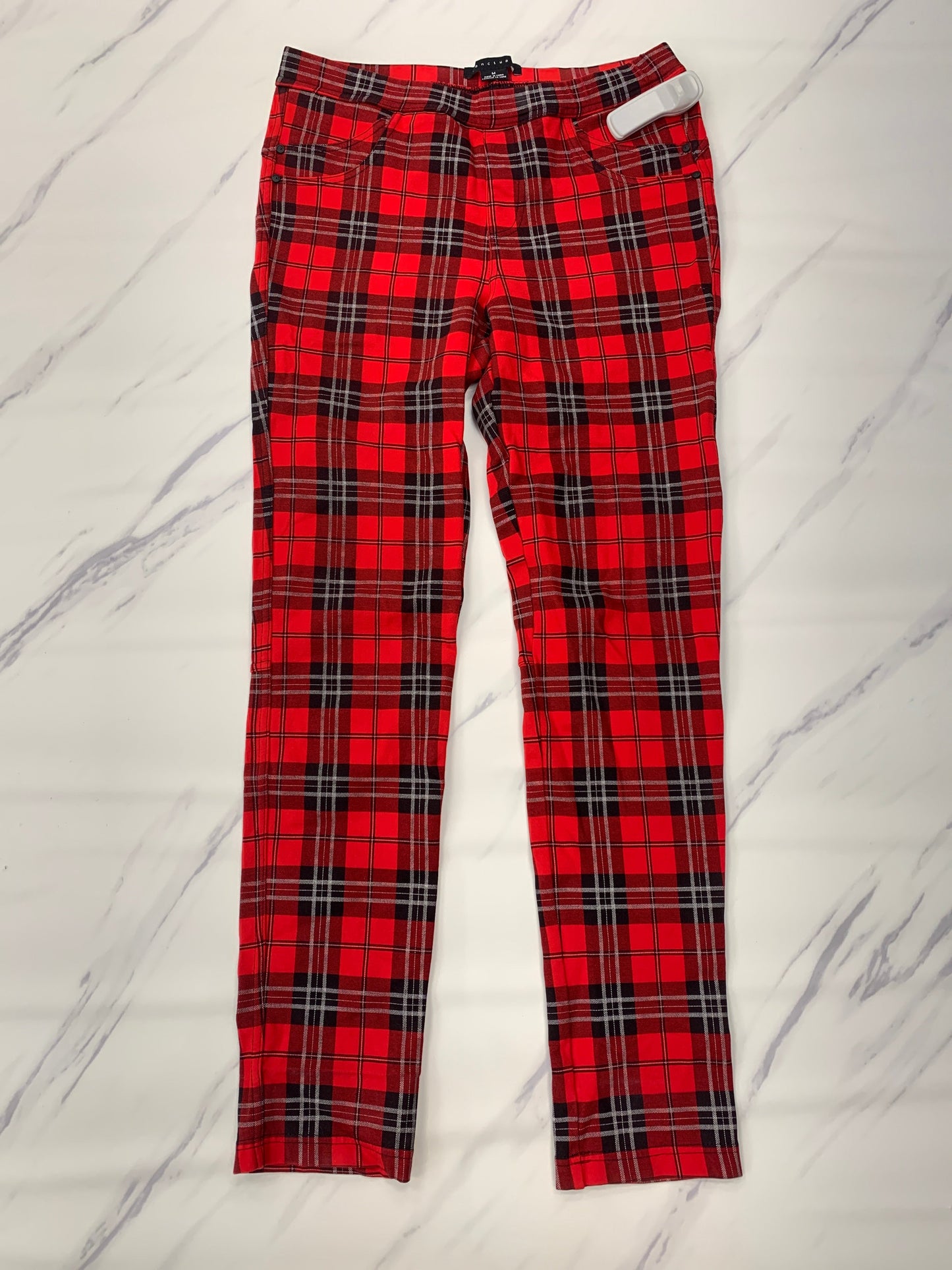 Pants Leggings By Sanctuary In Plaid Pattern, Size: M