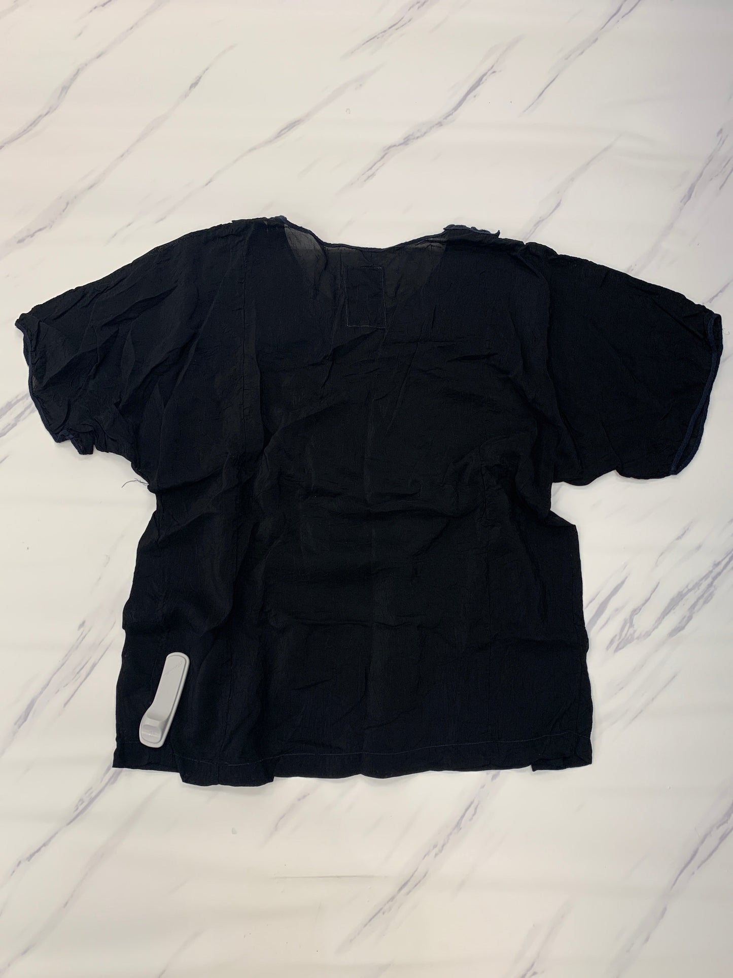 Top Short Sleeve Designer By Johnny Was In Black, Size: S