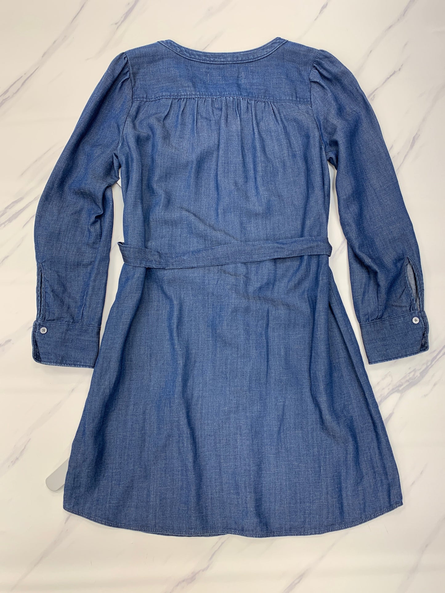 Dress Casual Short By Loft In Blue Denim, Size: Petite   S