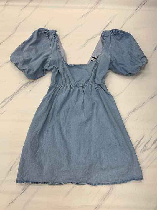 Dress Designer By Mumu In Blue Denim, Size: M