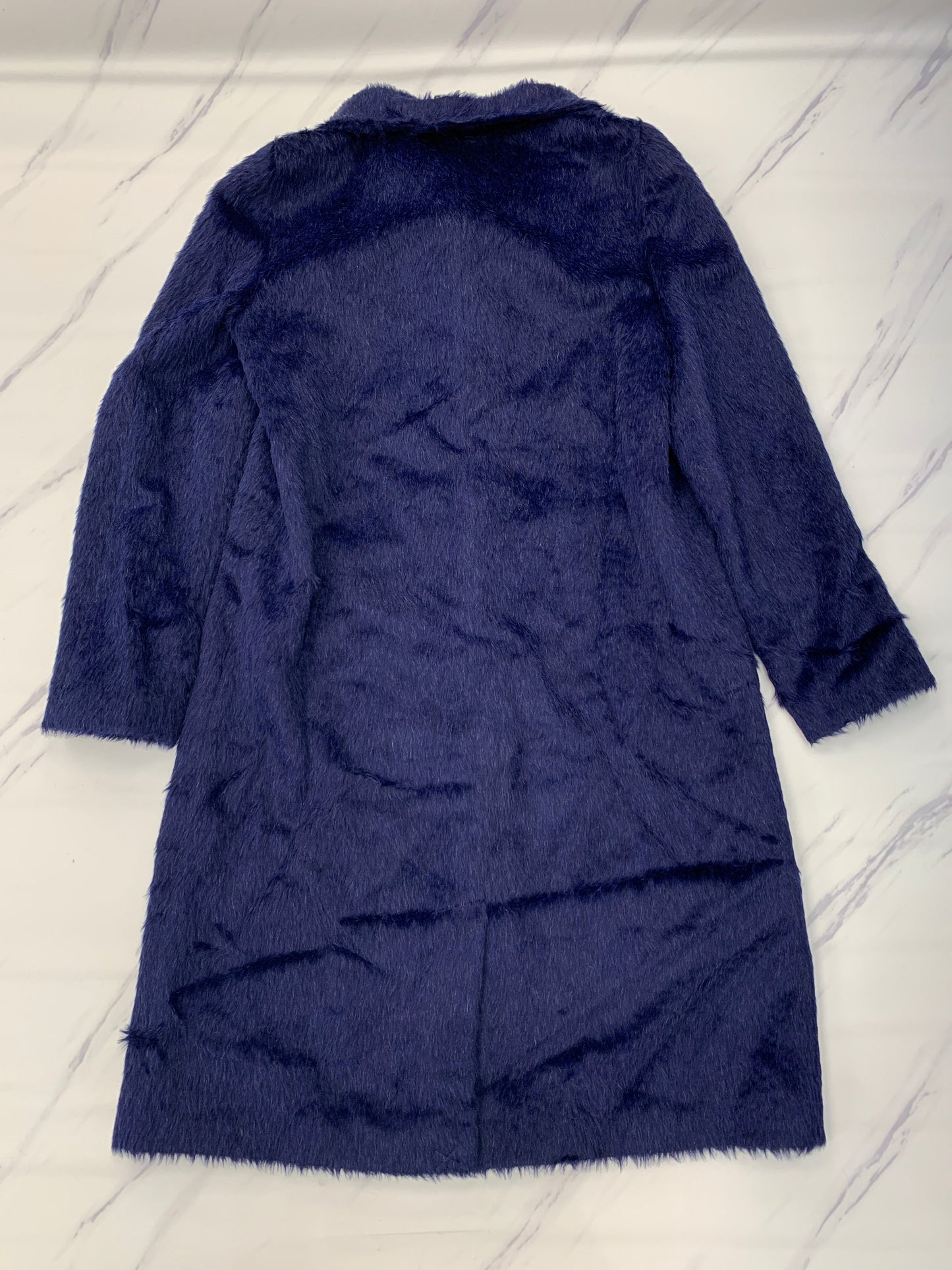 Coat Designer By Eileen Fisher In Blue, Size: S