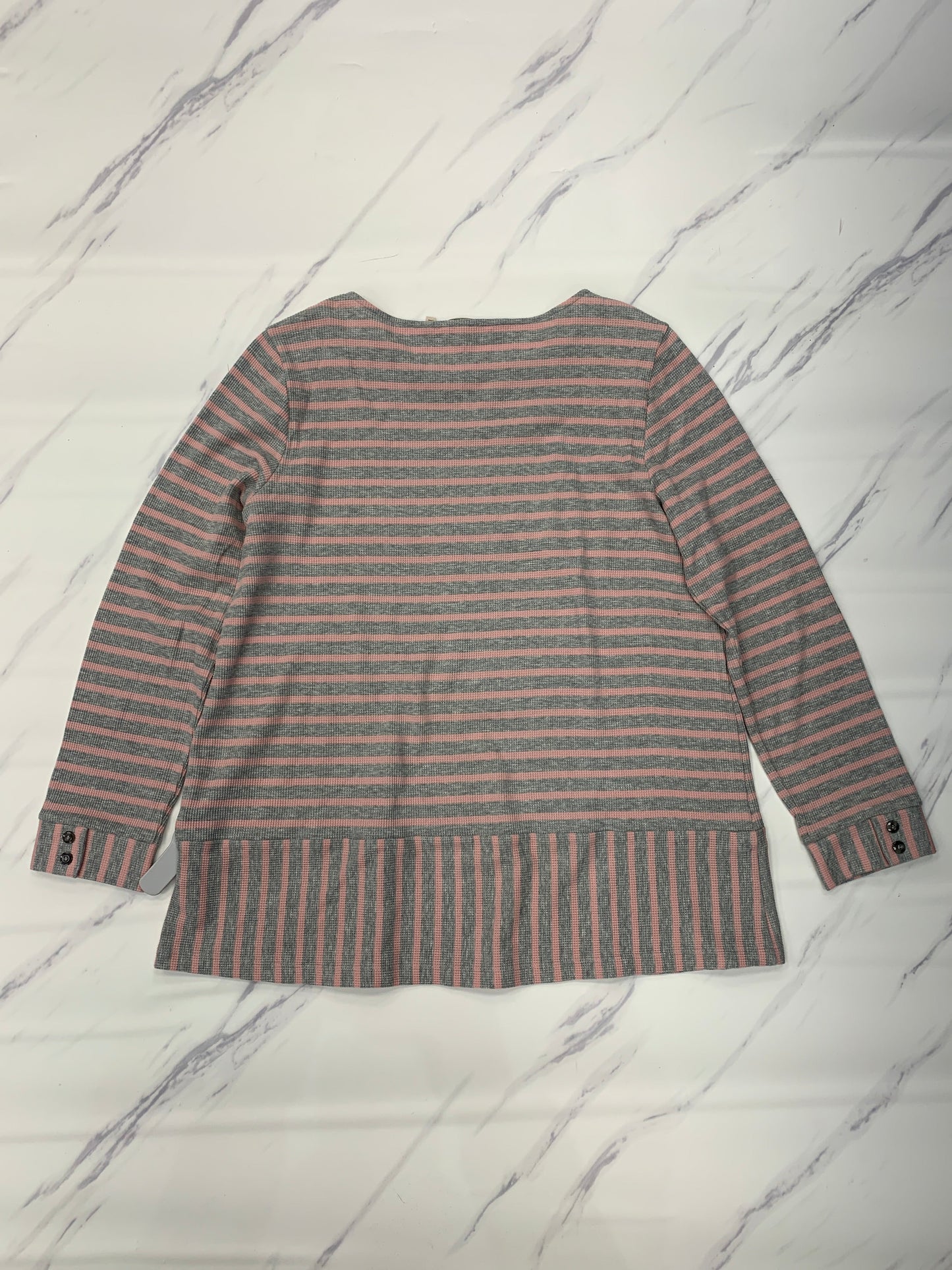 Top Long Sleeve Basic By Soft Surroundings In Striped Pattern, Size: Xl