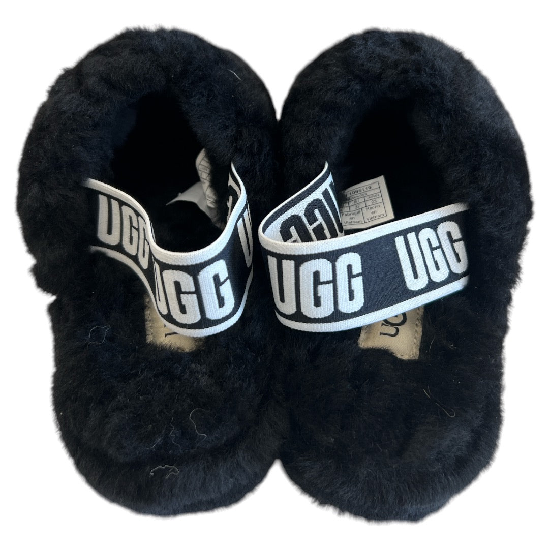 Sandals Designer By Ugg In Black, Size: 6