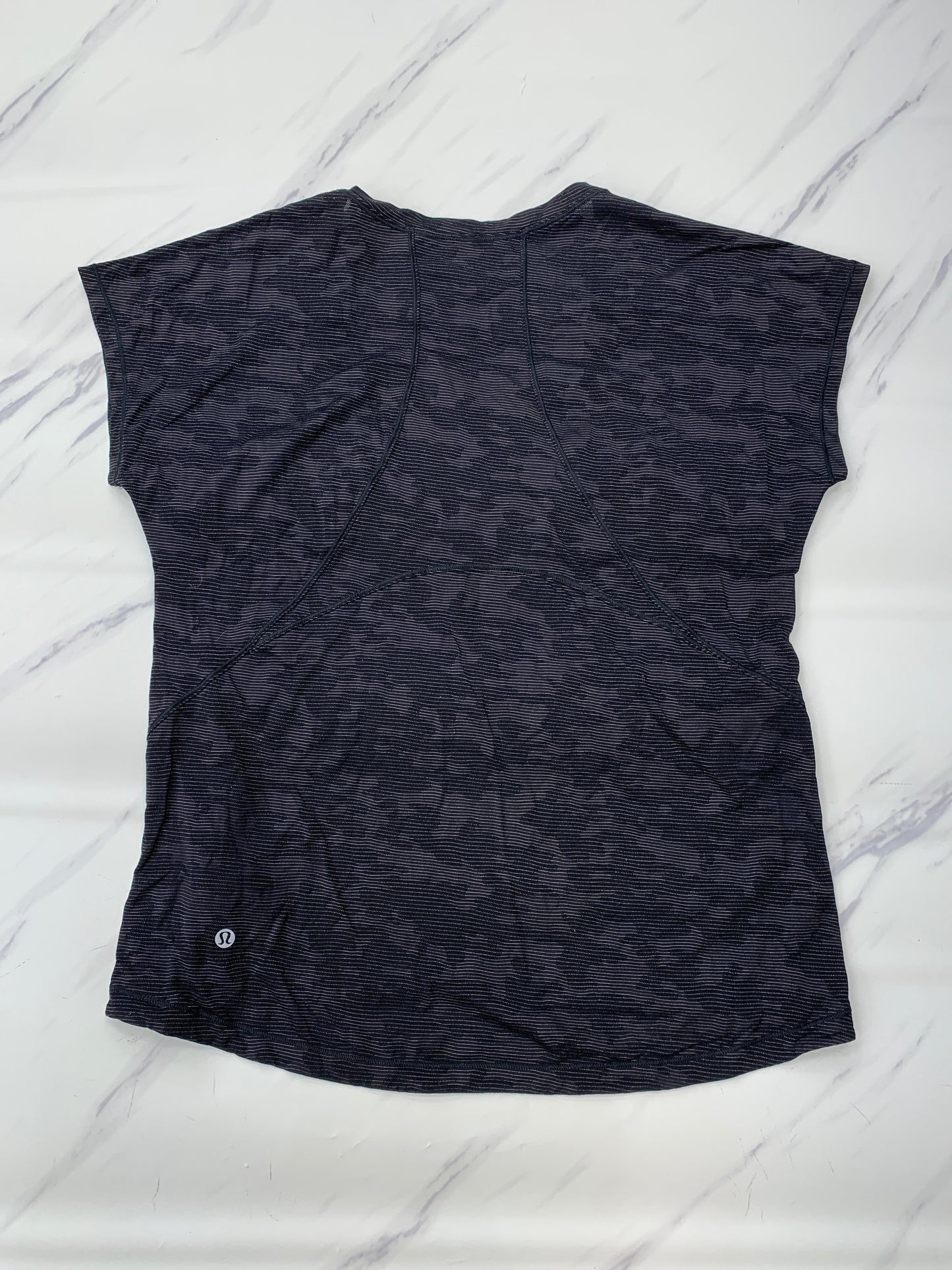 Athletic Top Short Sleeve By Lululemon, Size: 8