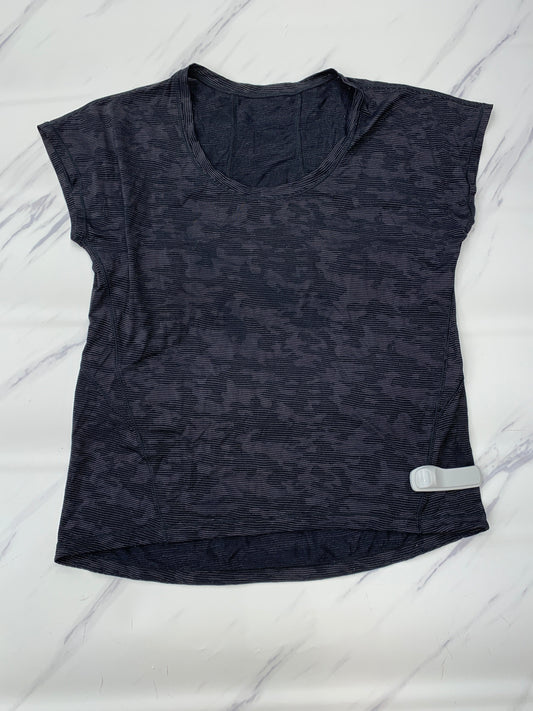 Athletic Top Short Sleeve By Lululemon, Size: 8