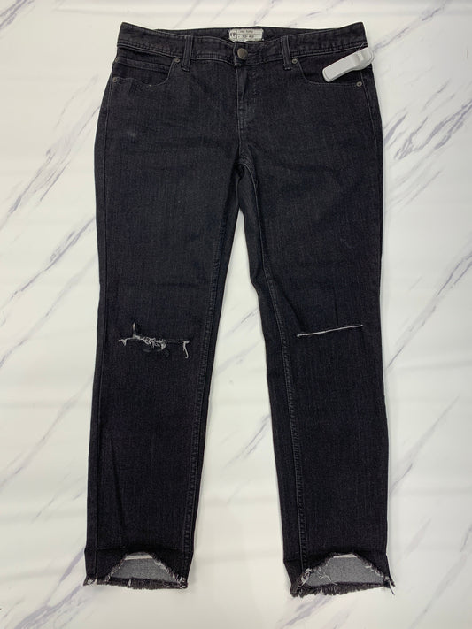 Jeans Skinny By Free People In Black, Size: 8