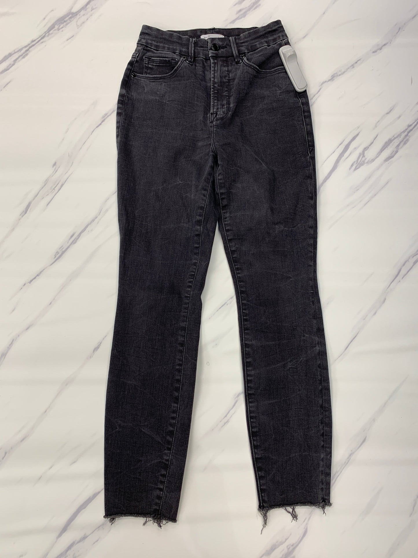 Jeans Skinny By Good American In Black, Size: 0