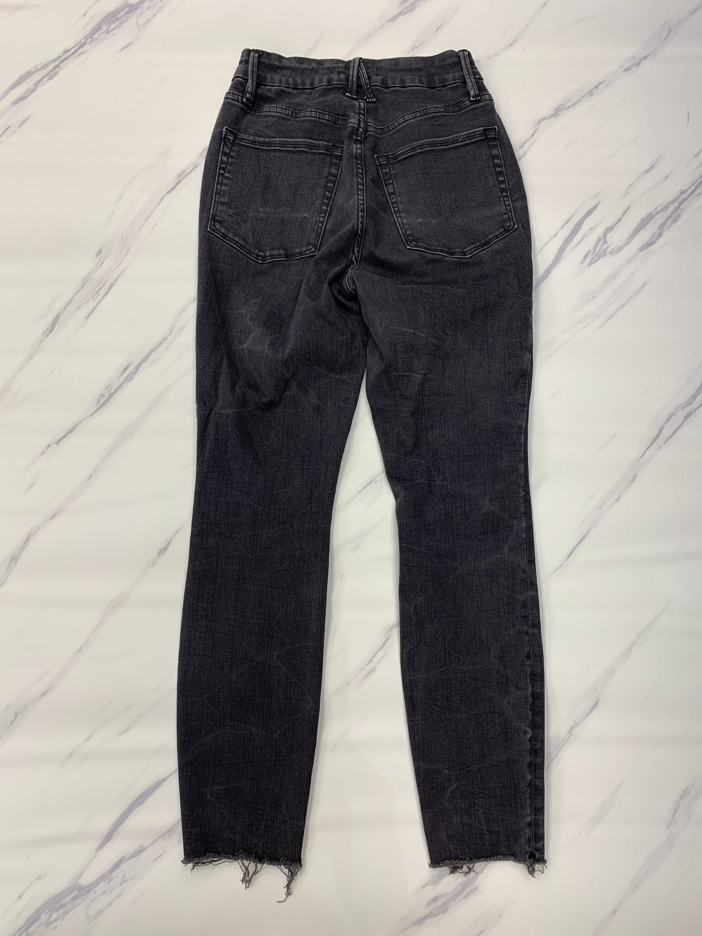 Jeans Skinny By Good American In Black, Size: 0