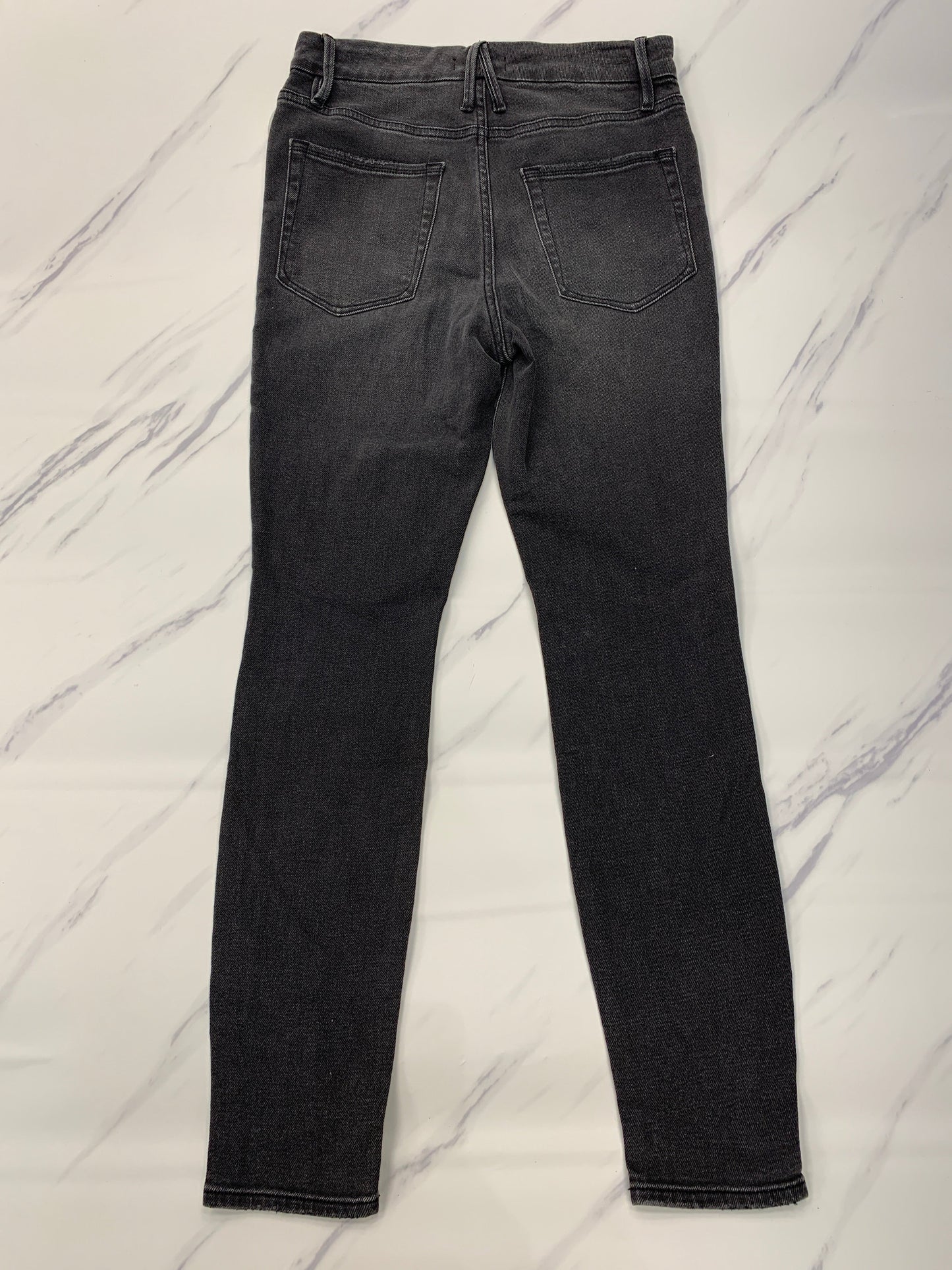 Jeans Skinny By Good American In Black, Size: 8