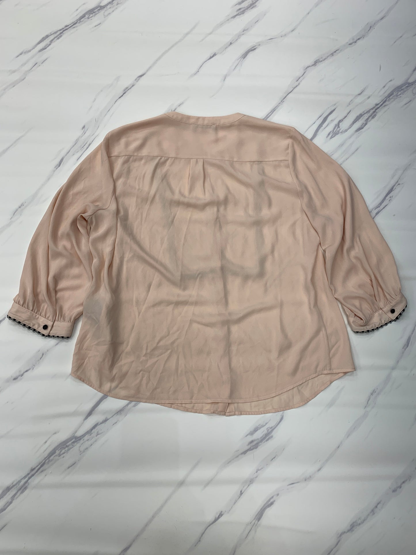 Top Long Sleeve By Karl Lagerfeld In Pink, Size: M