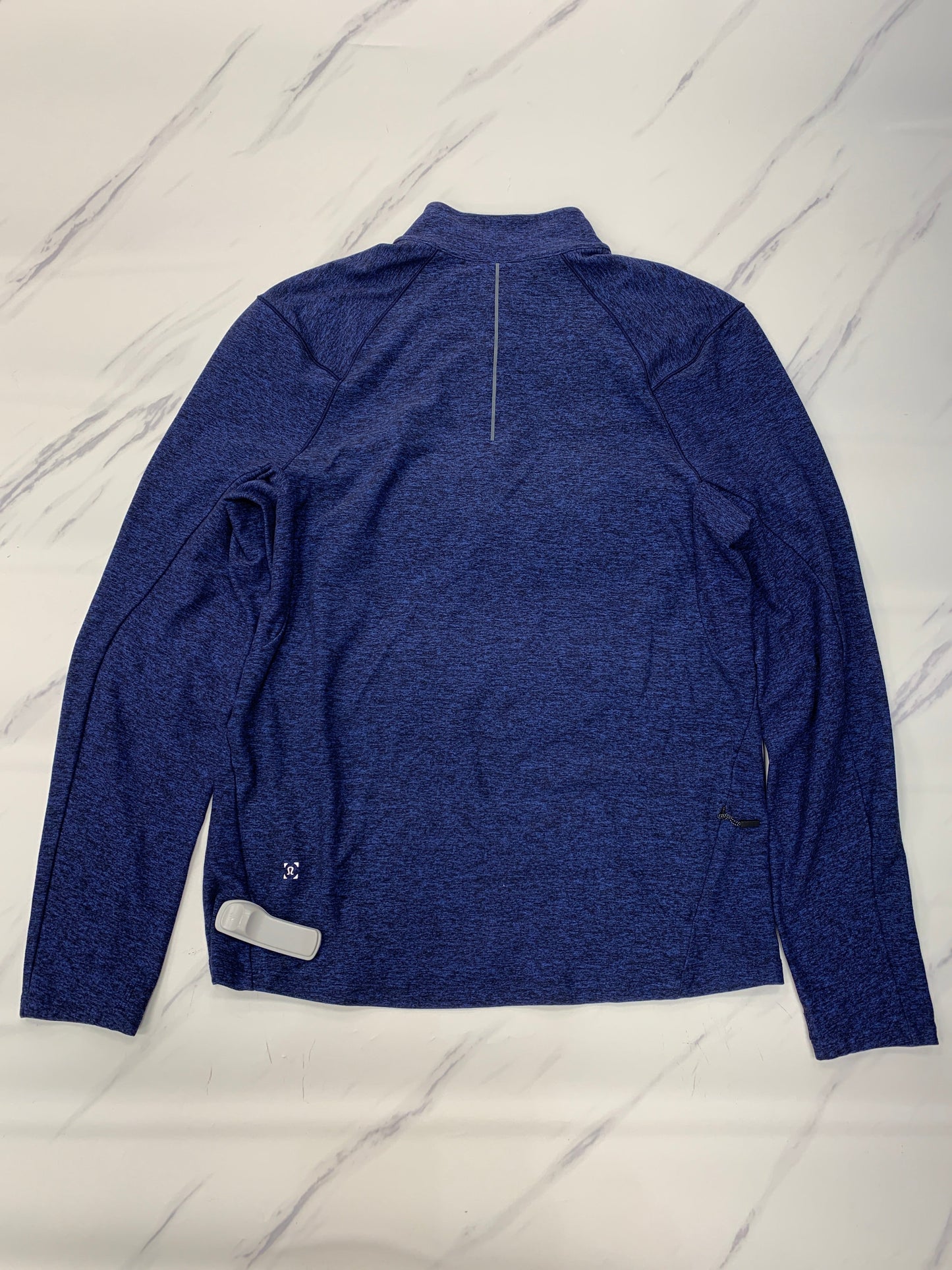 Athletic Sweatshirt Collar By Lululemon In Blue, Size: M