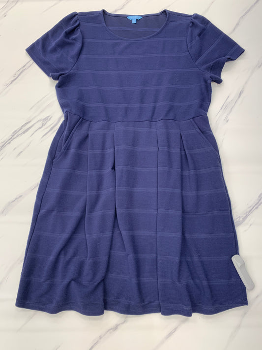 Dress Casual Short By Draper James Rsvp In Blue, Size: Xxl