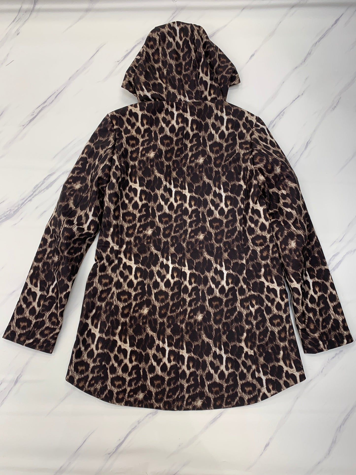 Jacket Windbreaker By Johnston & Murphy In Animal Print, Size: S