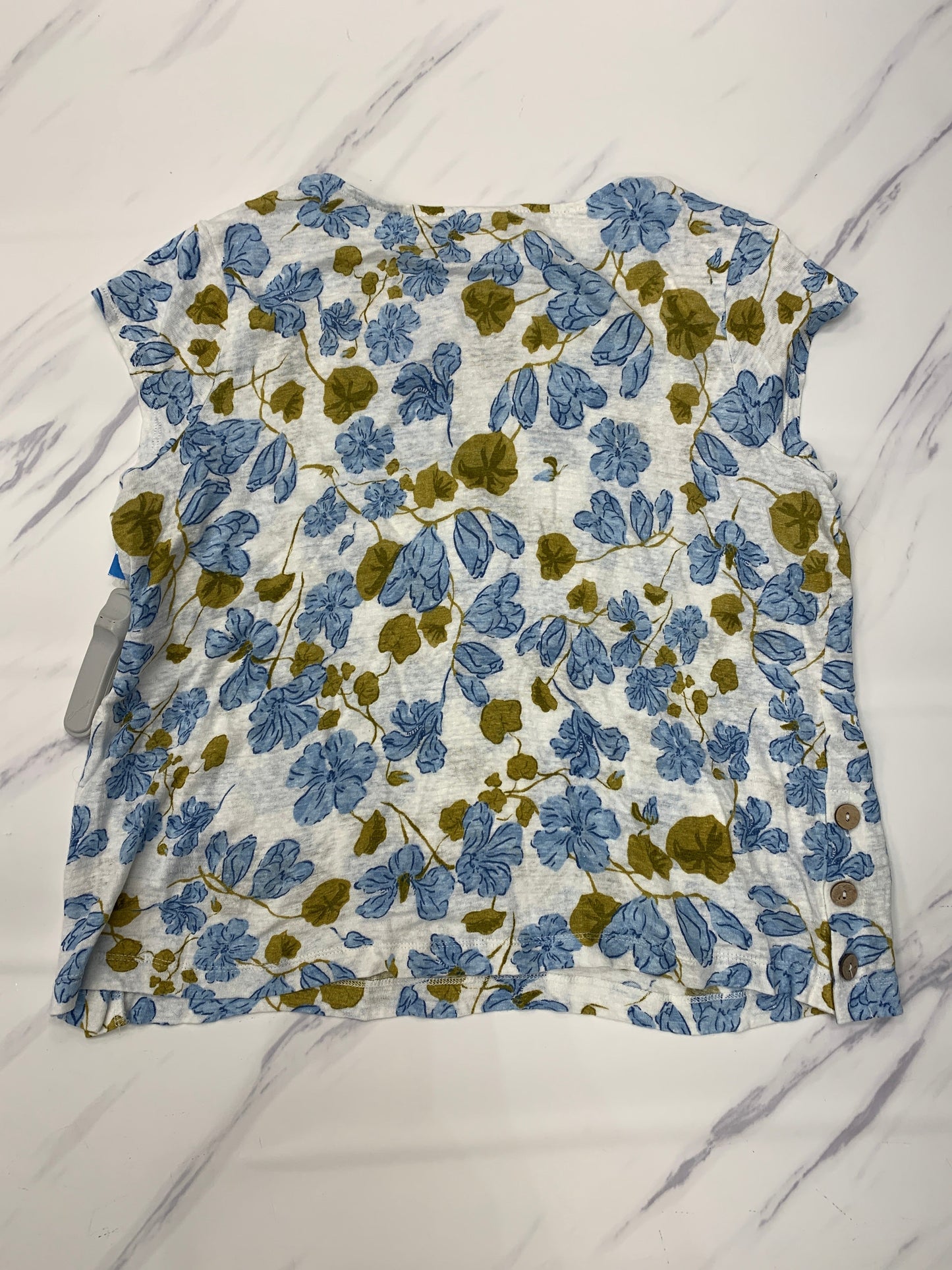 Top Short Sleeve By Joie In Blue, Size: L