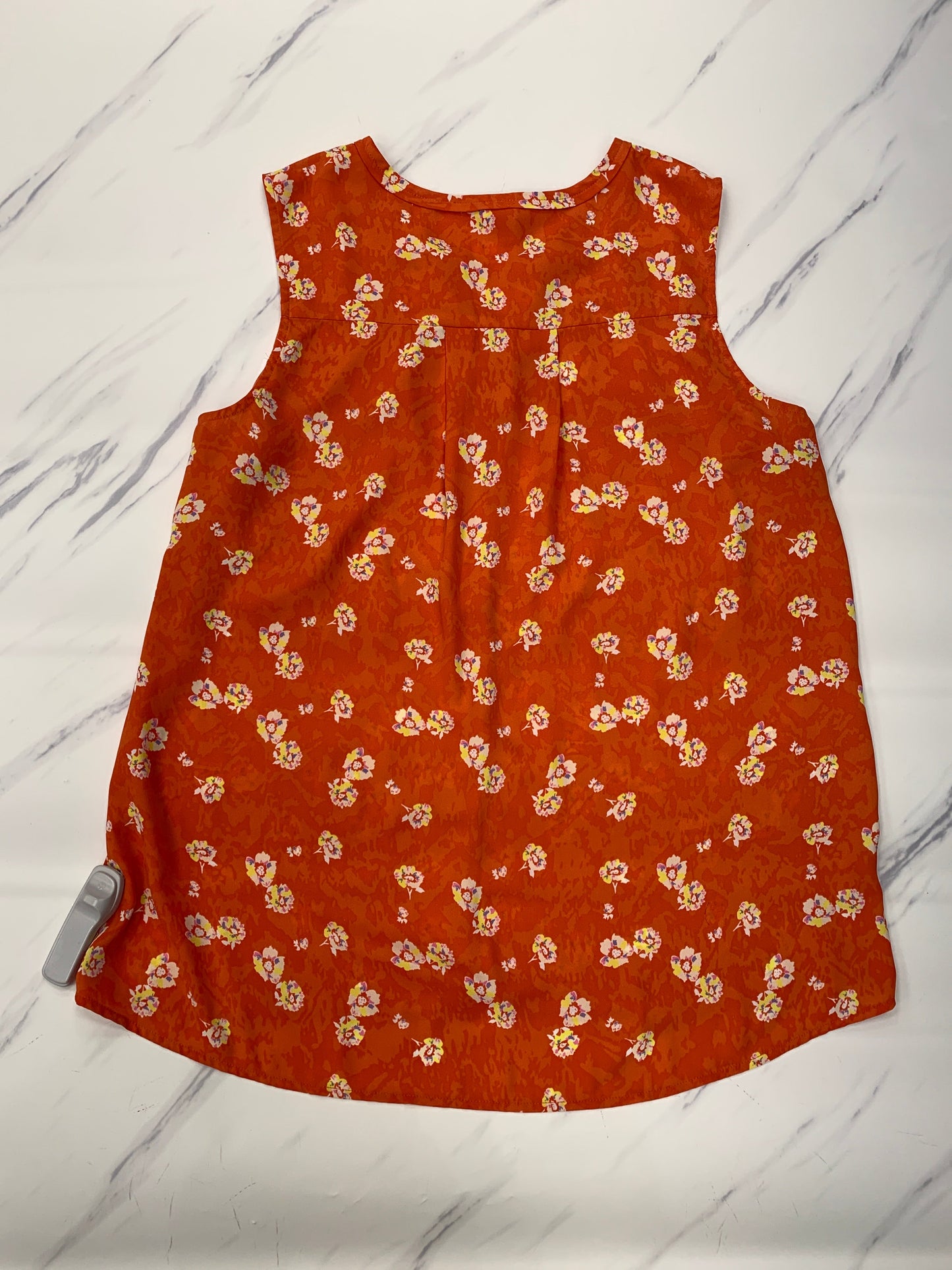 Top Sleeveless By Cabi In Orange, Size: L