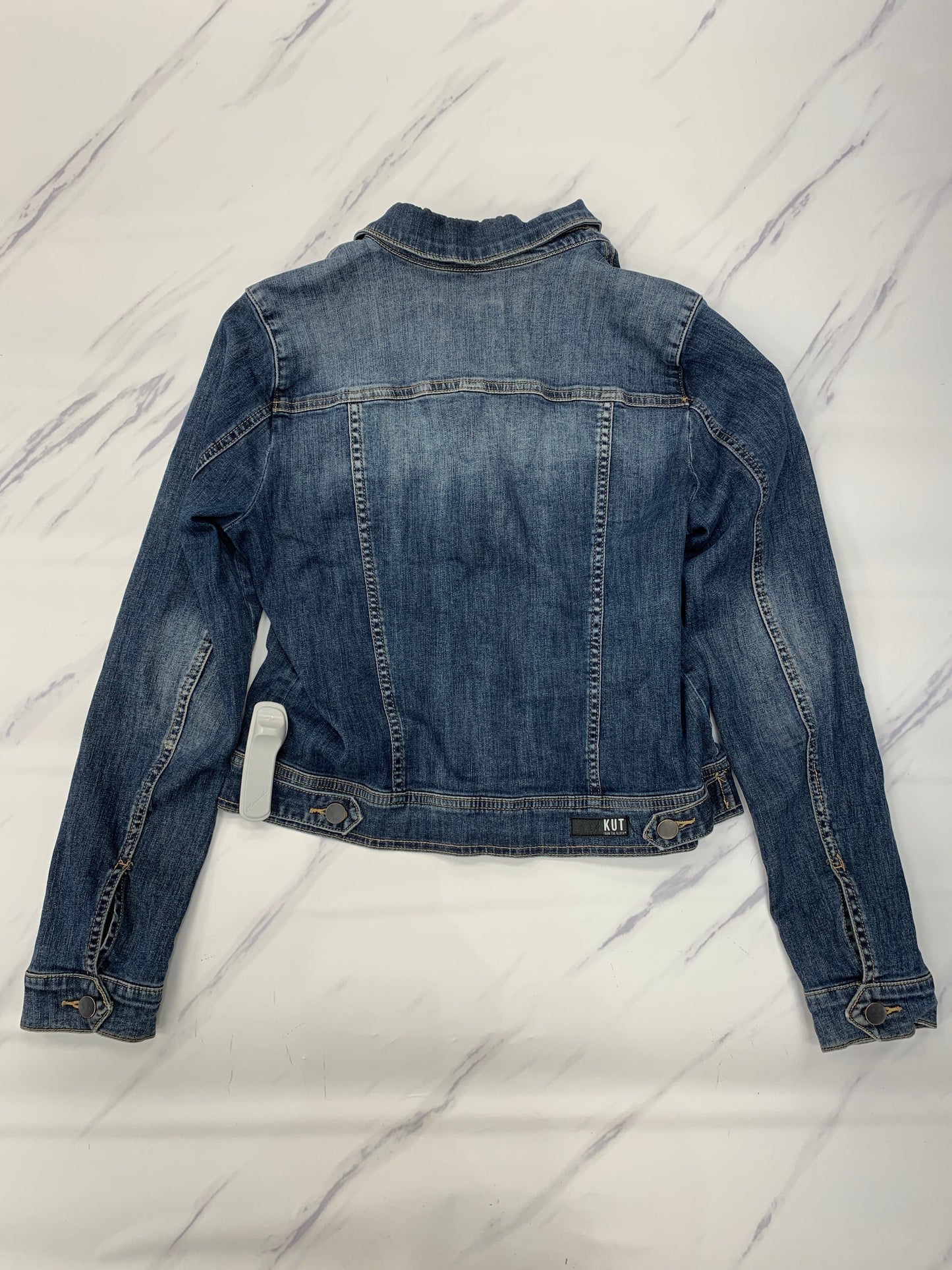 Jacket Denim By Kut In Blue Denim, Size: L