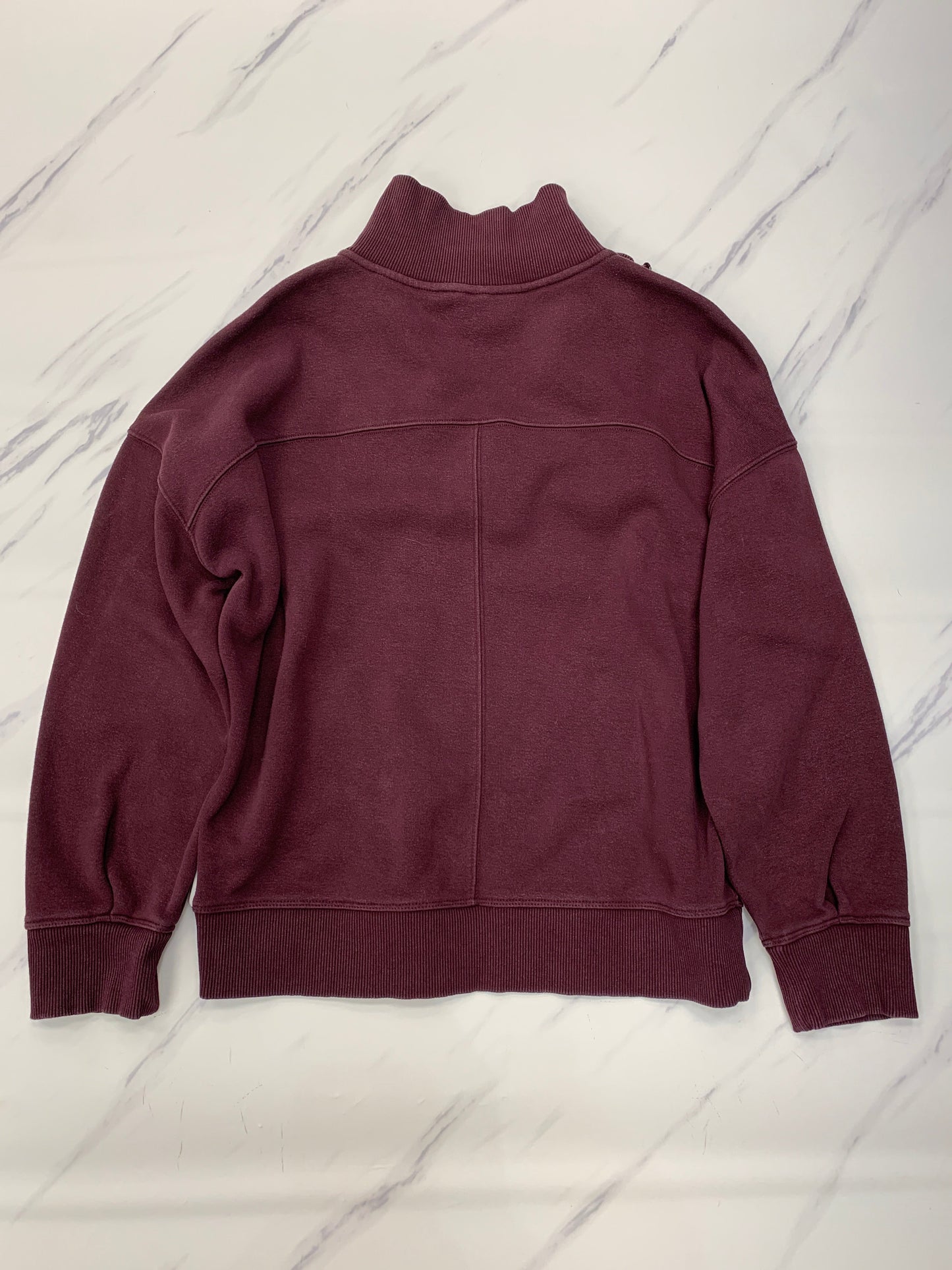 Athletic Sweatshirt Collar By Athleta In Maroon, Size: S