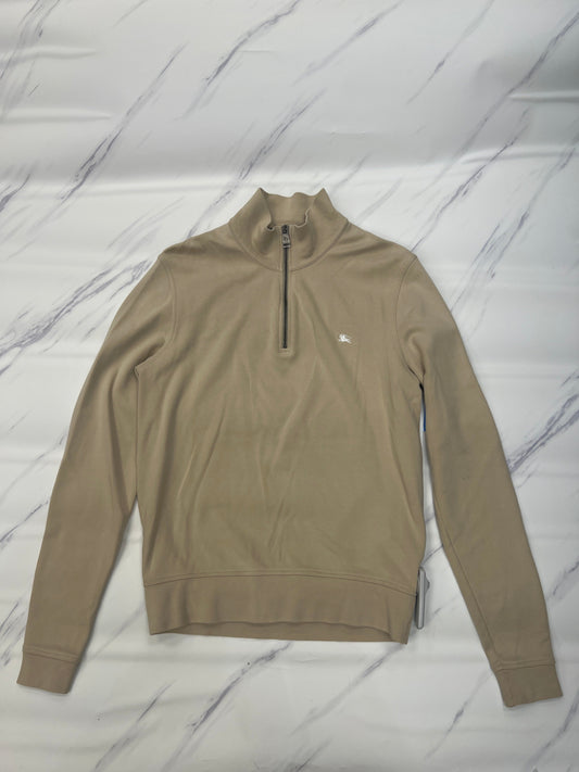 Sweatshirt Luxury Designer By Burberry In Tan, Size: S