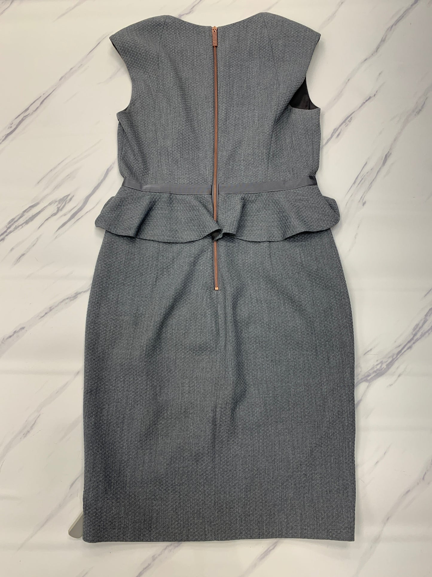 Dress Work By Ted Baker In Grey, Size: 8