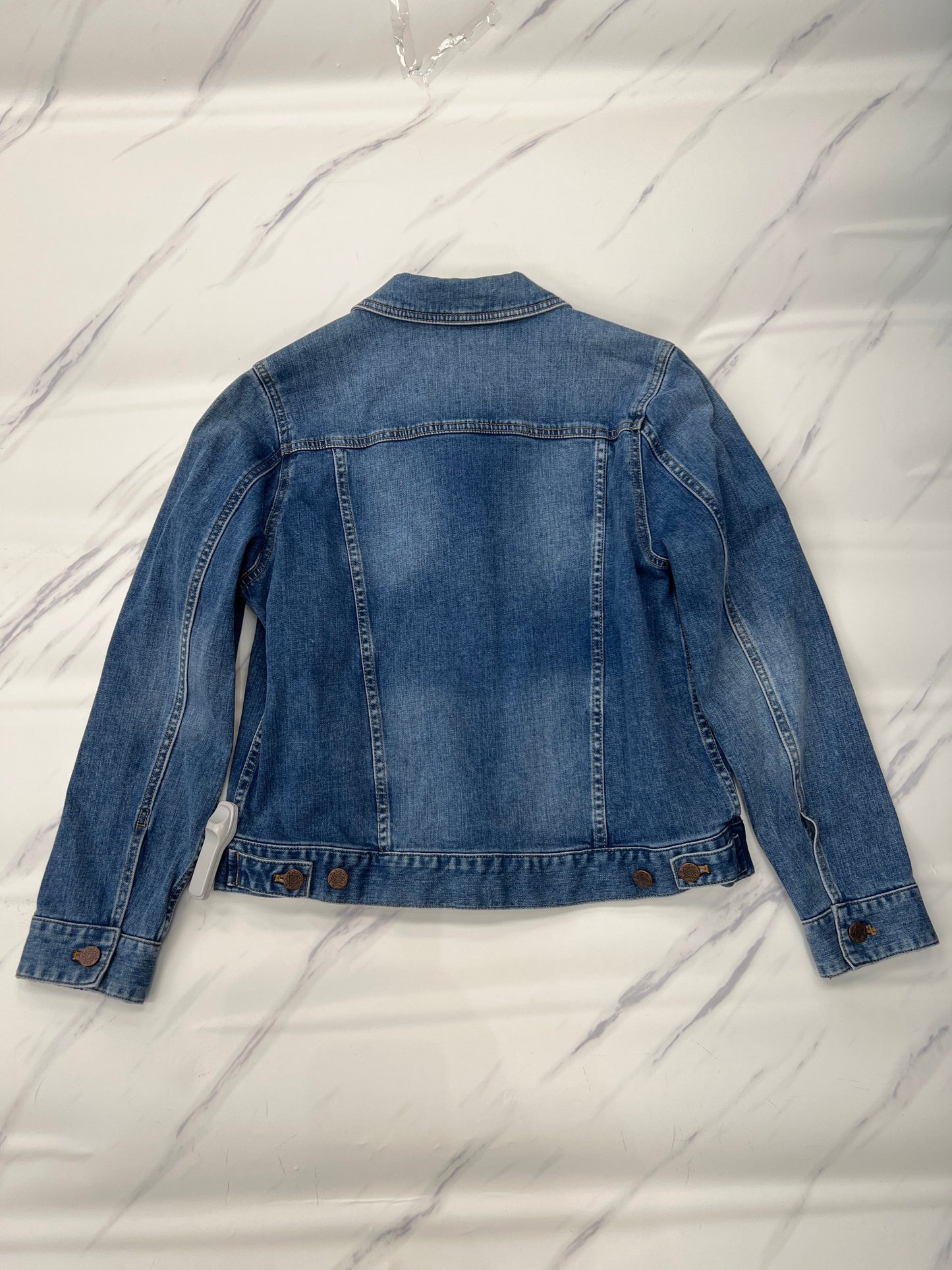 Jacket Denim By Soft Surroundings In Blue Denim, Size: M