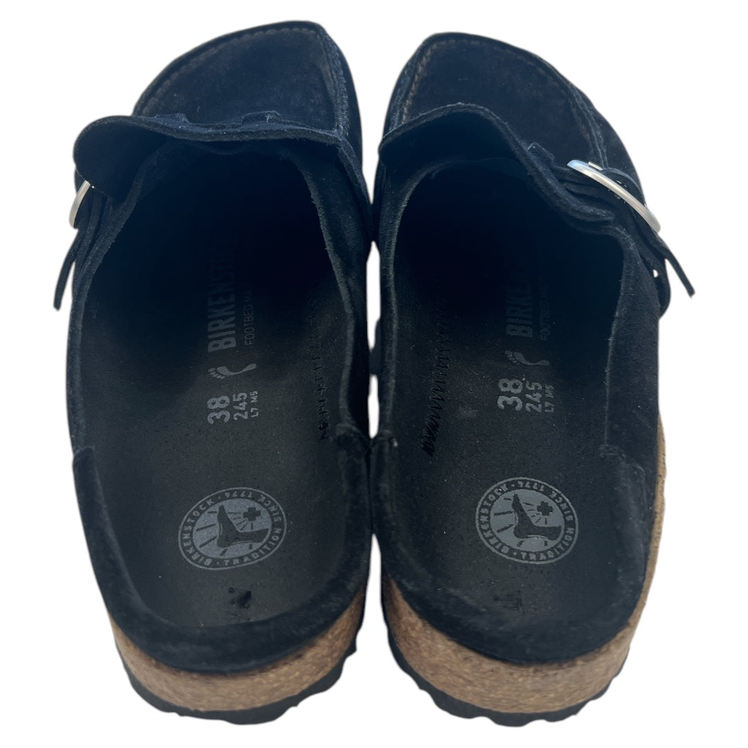 Shoes Flats By Birkenstock In Black, Size: 7