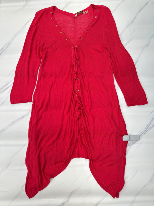 Top Long Sleeve By Soft Surroundings In Red, Size: L