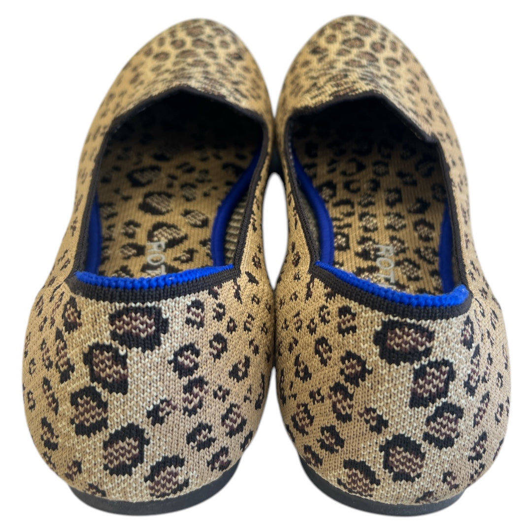 Shoes Flats By Rothys In Animal Print, Size: 10.5