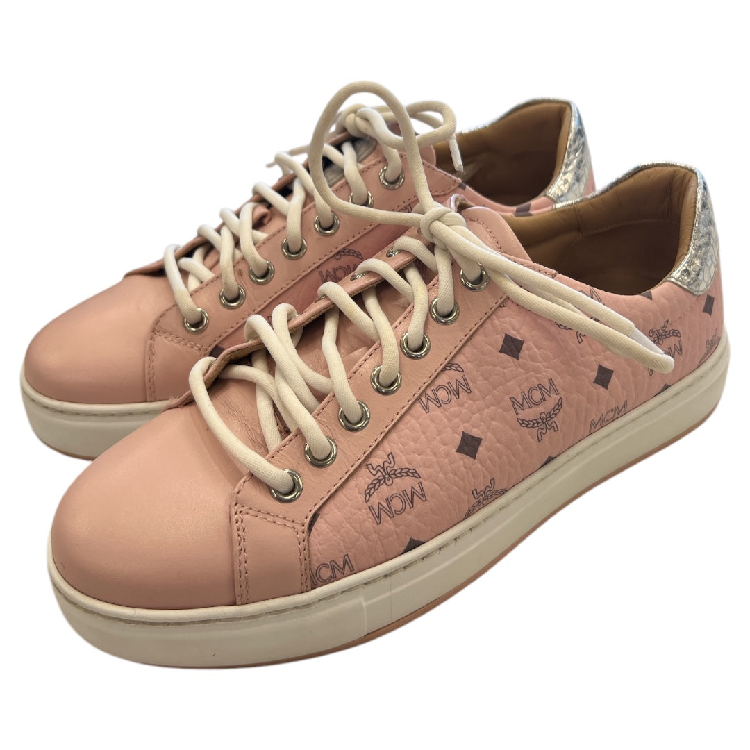 Shoes Luxury Designer By Mcm In Pink, Size: 7