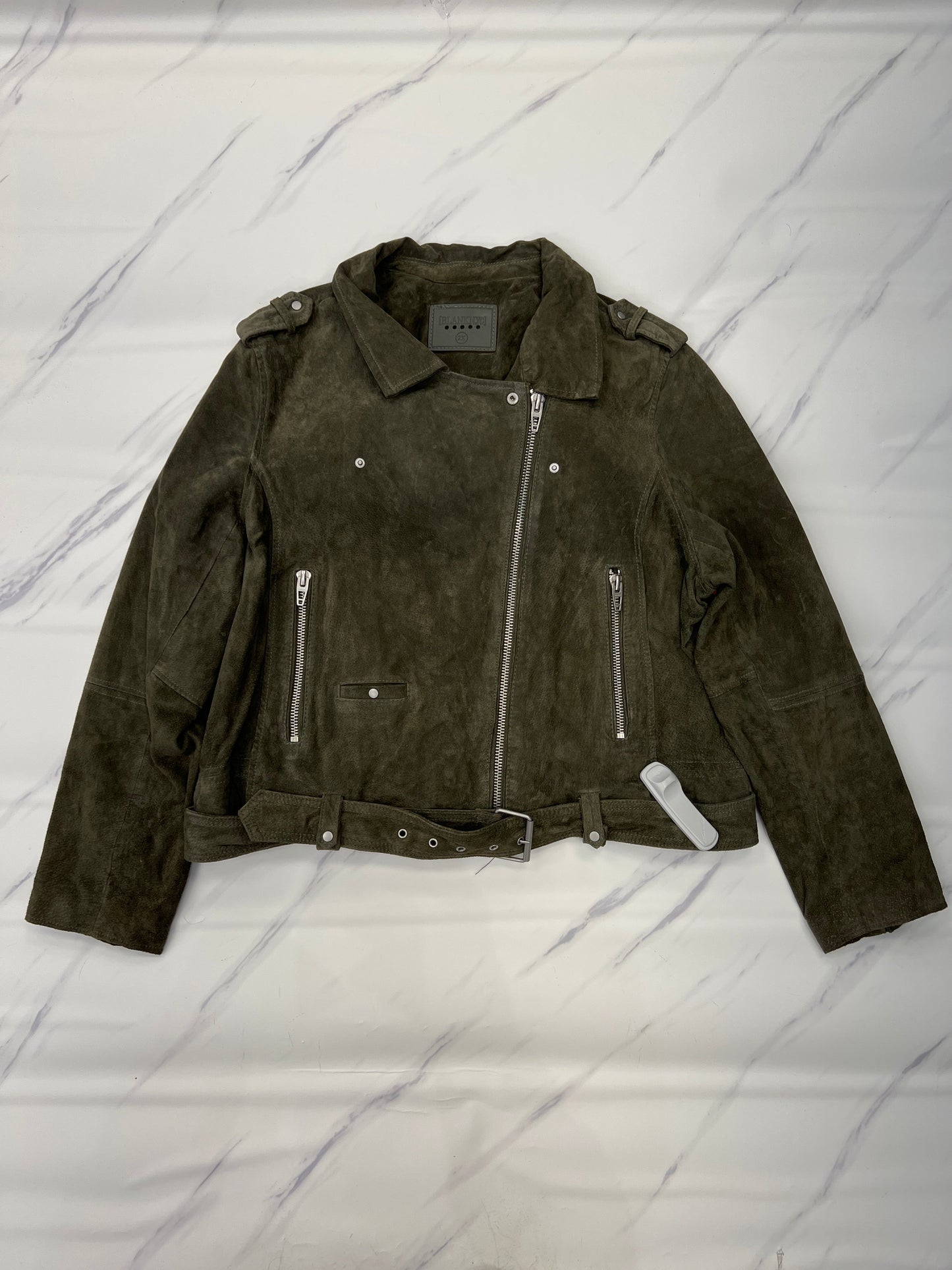 Jacket Moto By Blanknyc In Green, Size: 2x