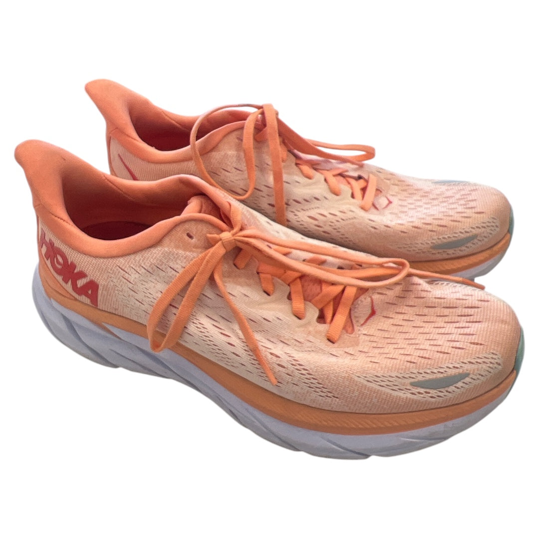 Shoes Athletic By Hoka In Orange, Size: 9.5