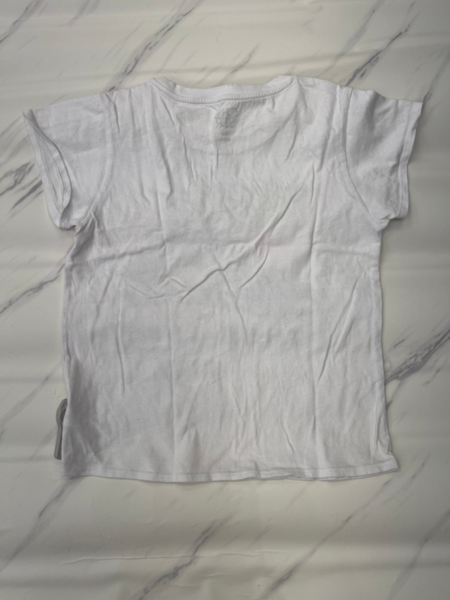 Top Short Sleeve By Chaser In White, Size: Xs