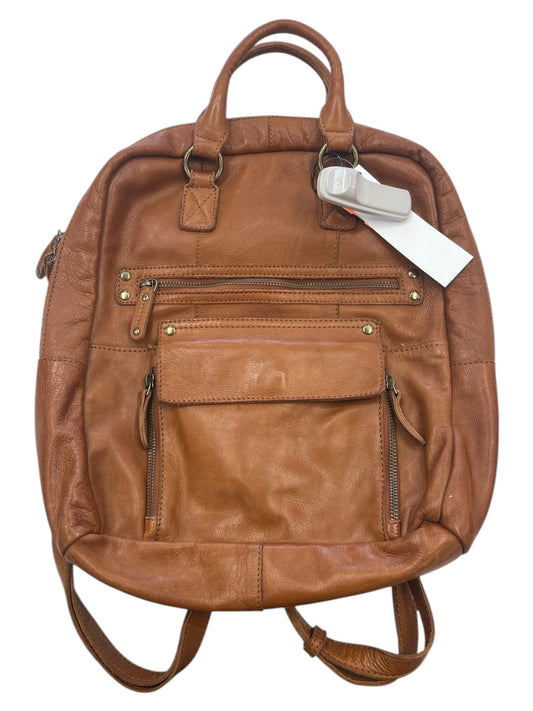 Backpack Leather By Clothes Mentor, Size: Large