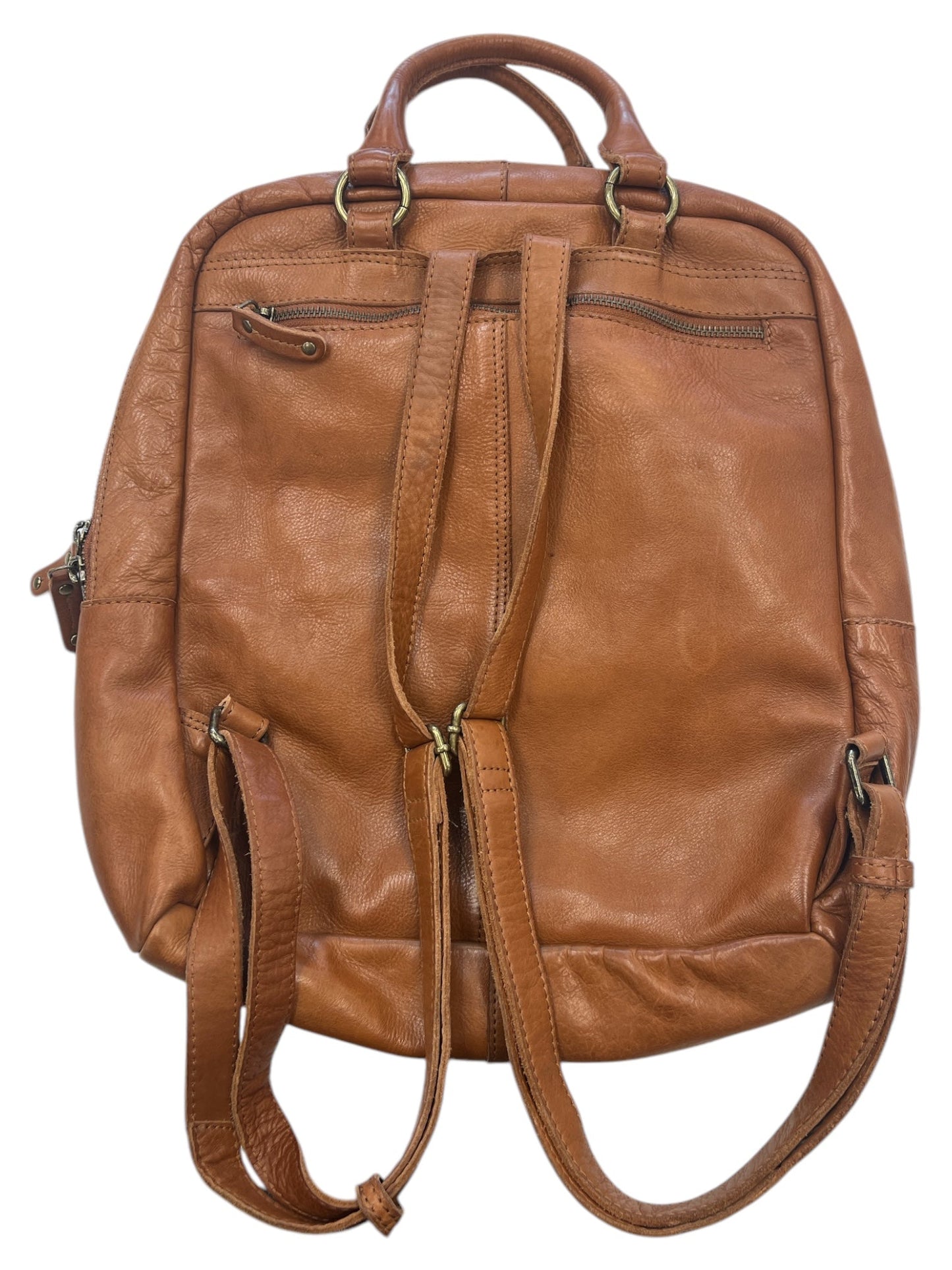 Backpack Leather By Clothes Mentor, Size: Large