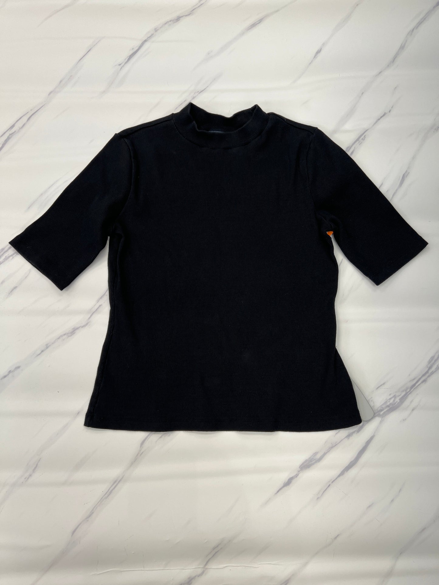 Top Short Sleeve Basic By Maeve In Black, Size: M