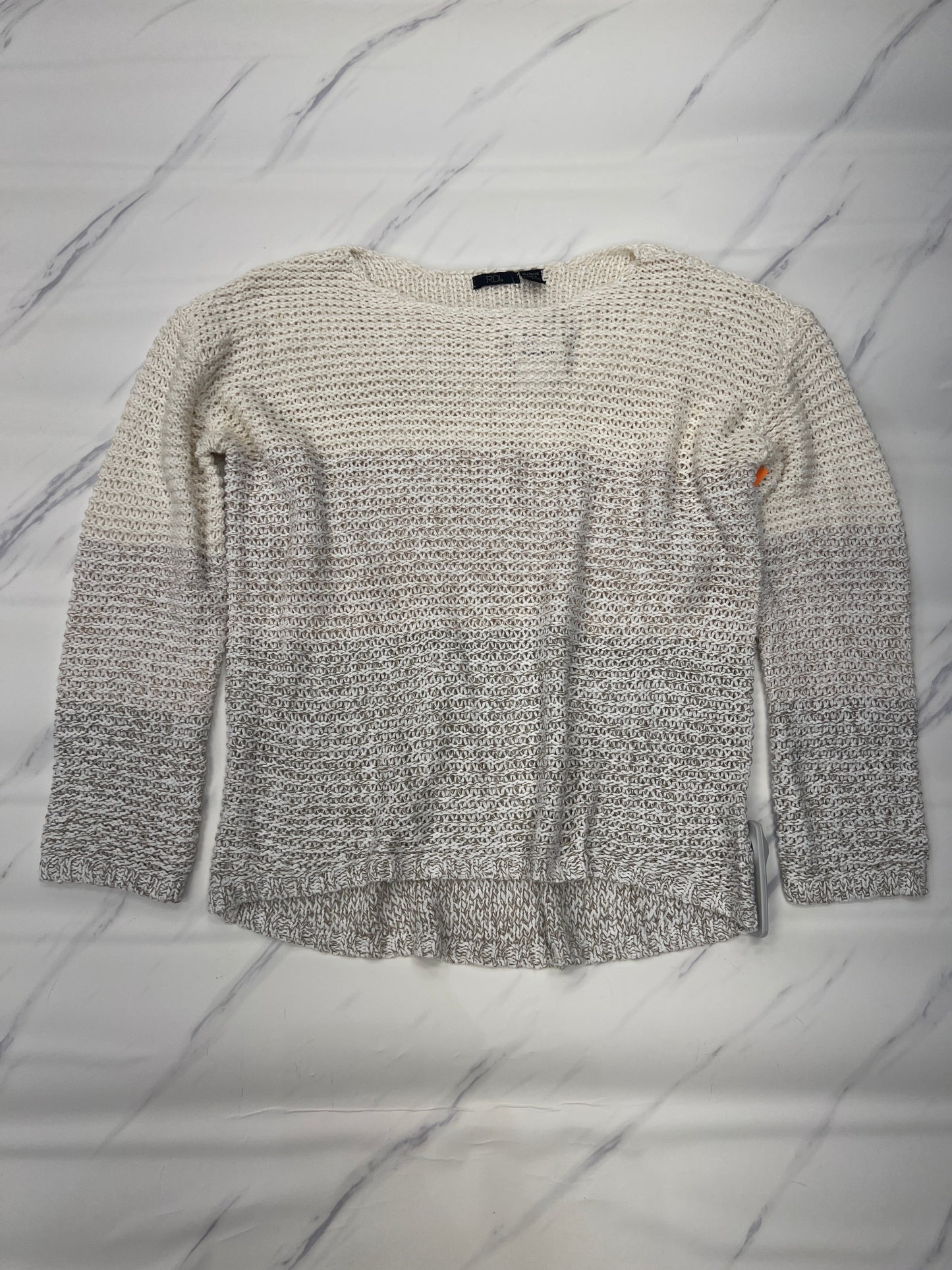 Sweater By Nordstrom In Cream, Size: Xl