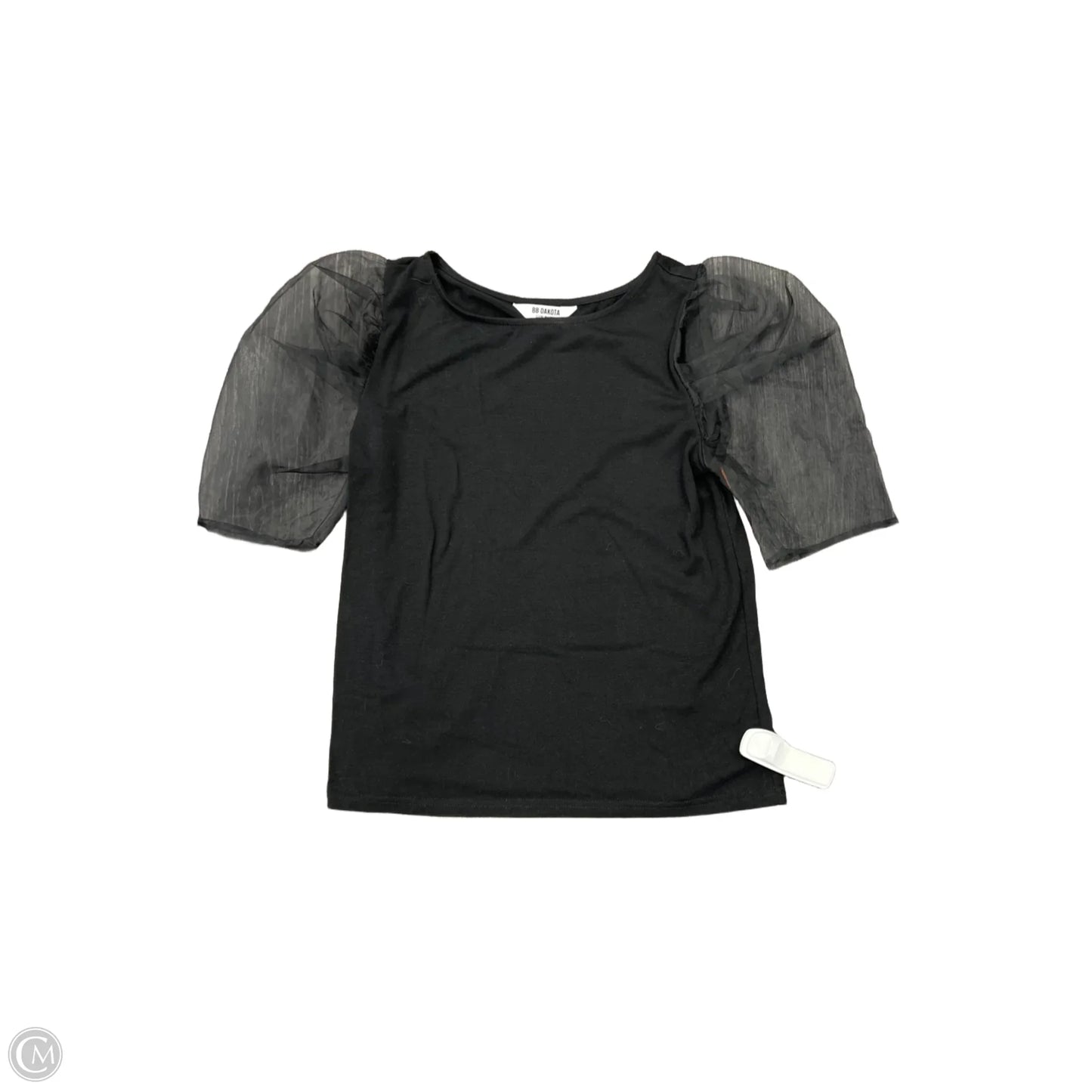 Top Short Sleeve By Bb Dakota In Black, Size: S