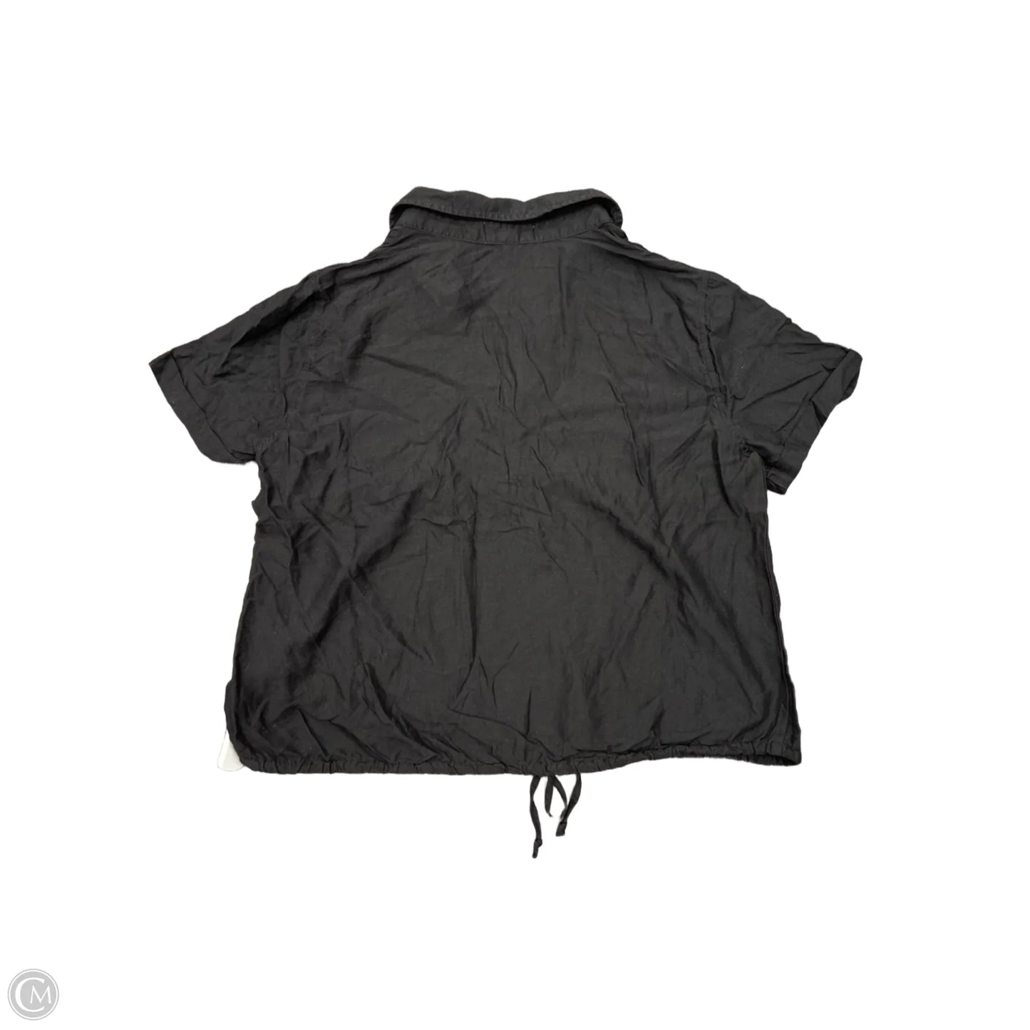 Top Short Sleeve By Cloth & Stone In Black, Size: Xl