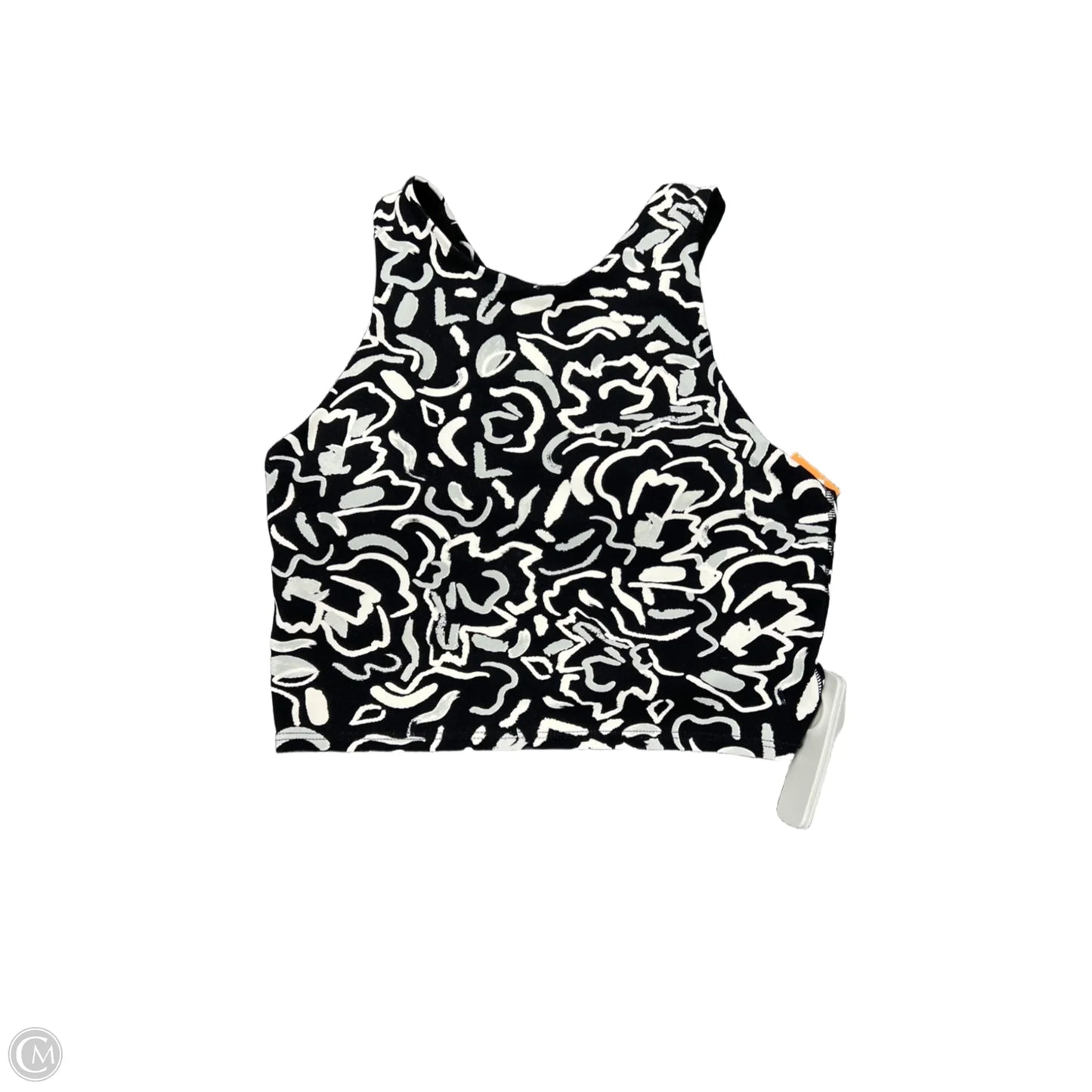 Athletic Tank Top By Athleta In Black & White, Size: Xs