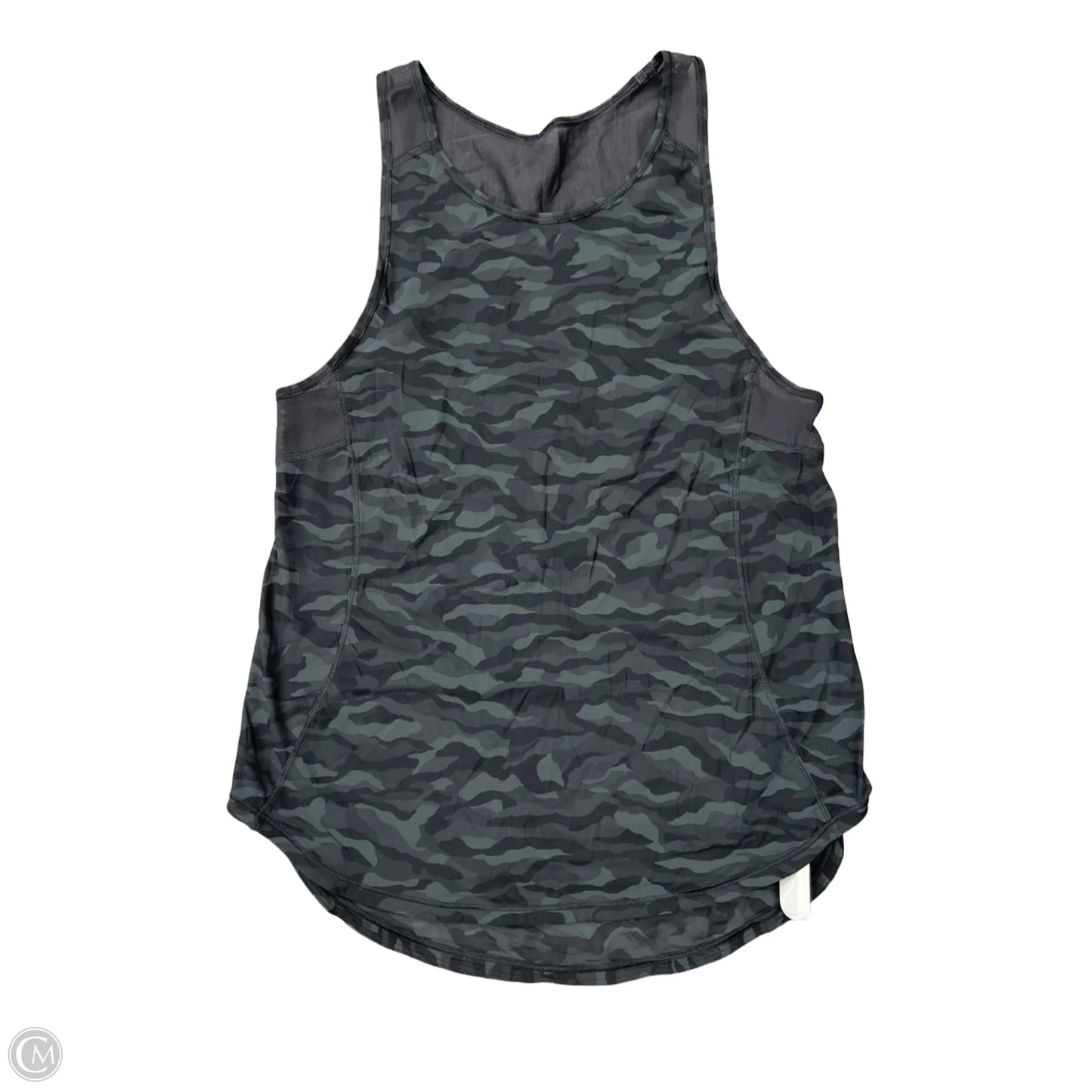 Athletic Tank Top By Lululemon In Camouflage Print, Size: 4