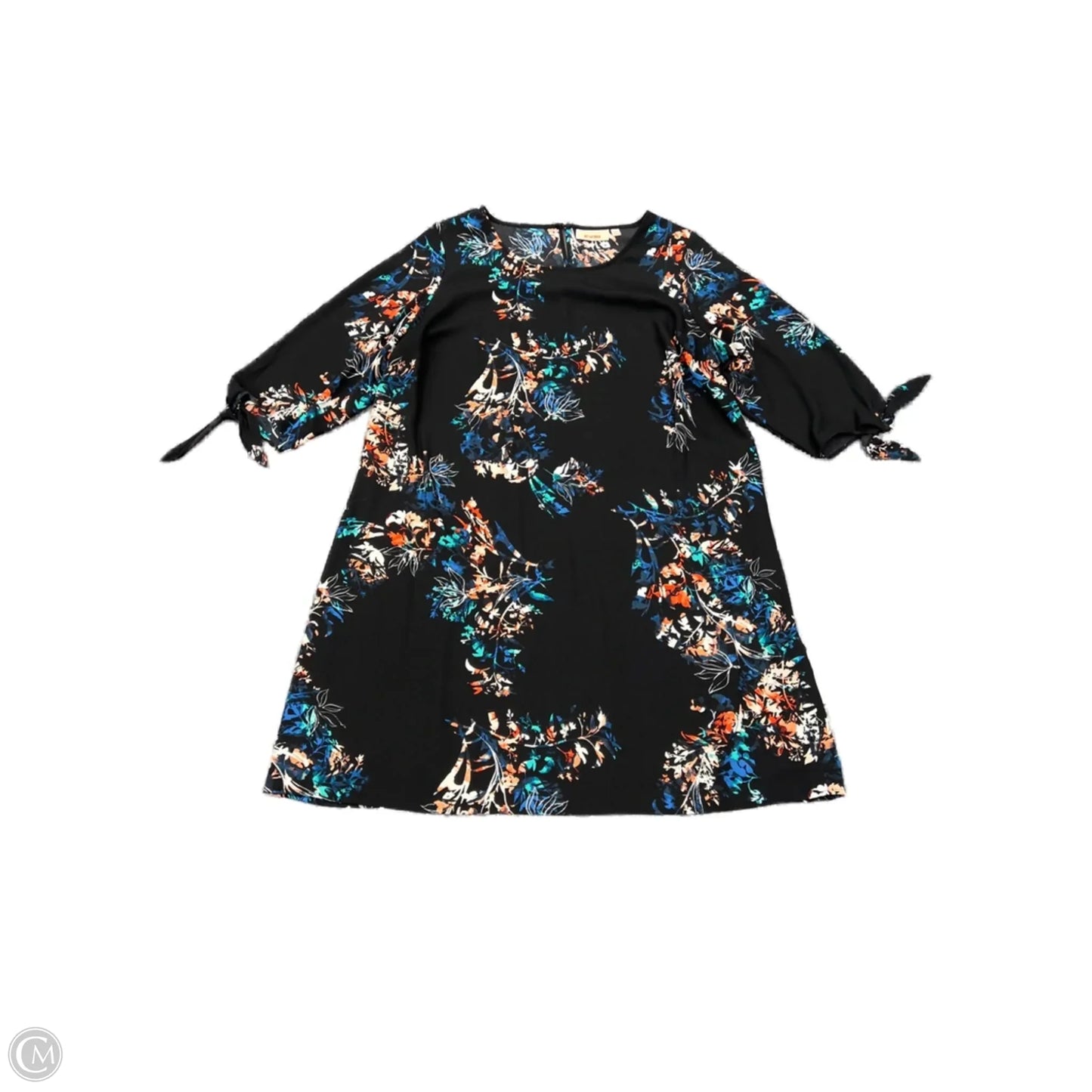Dress Casual Midi By Evri In Floral Print, Size: 1x