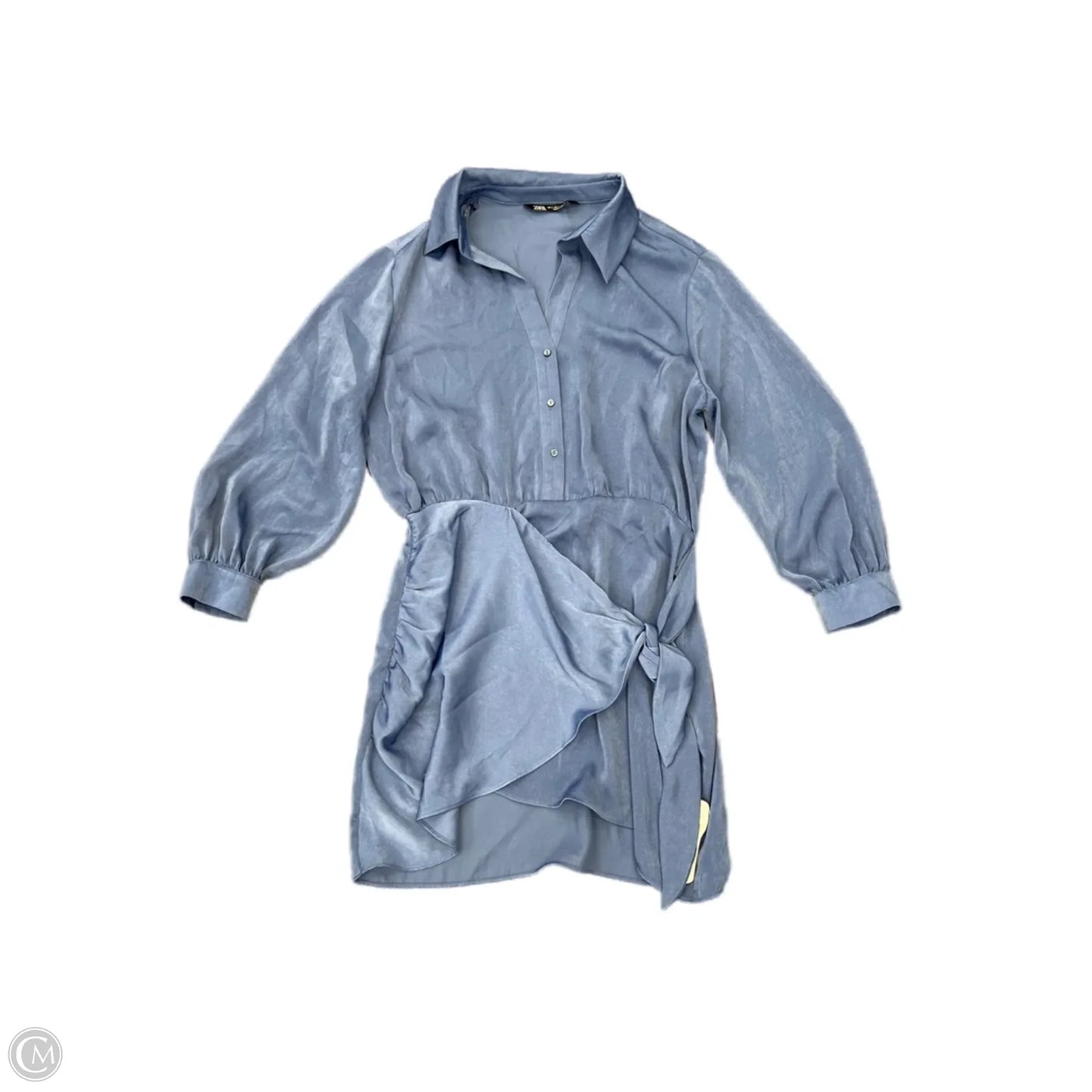 Dress Casual Short By Zara In Blue, Size: L