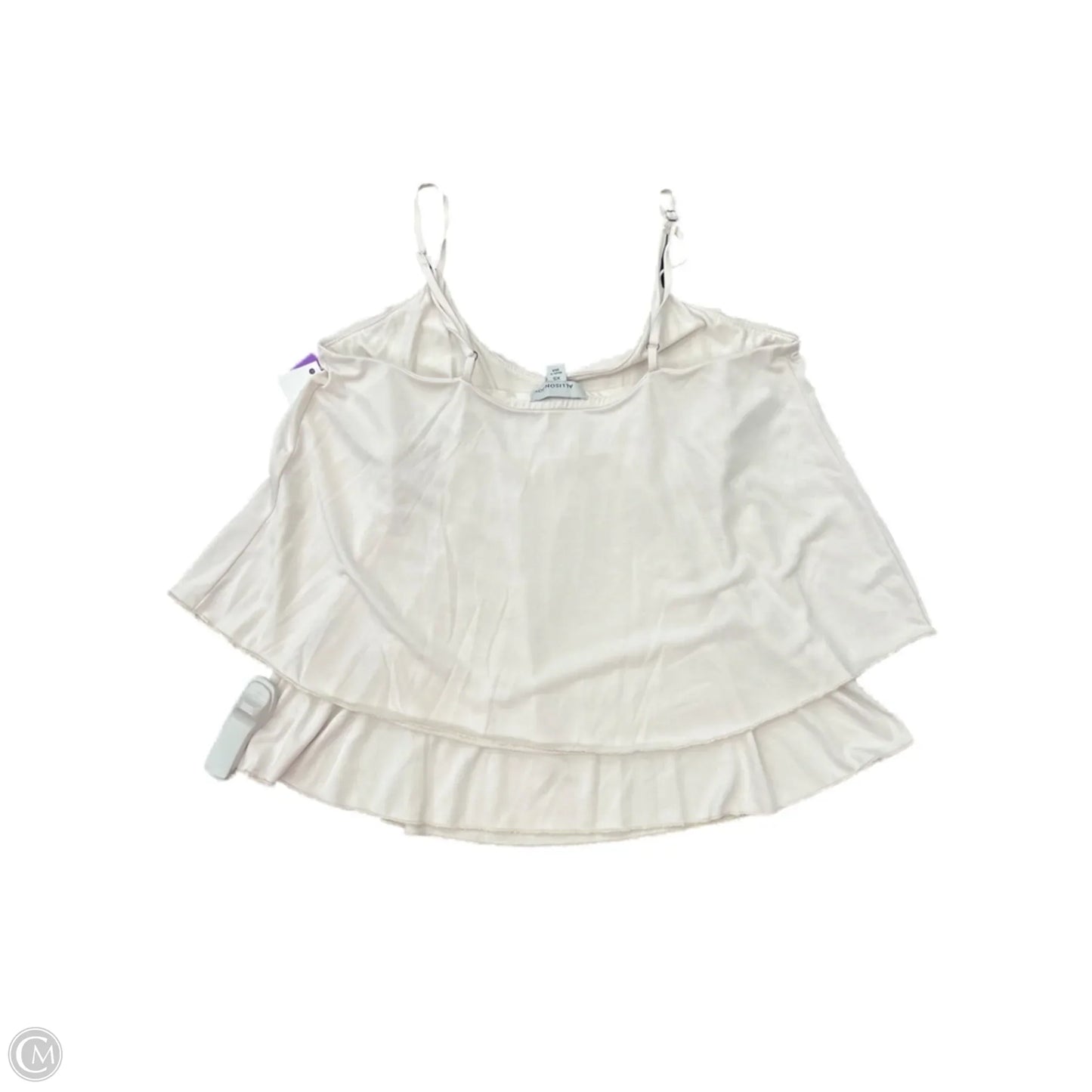 Top Sleeveless By Allison Joy In Cream, Size: Xs